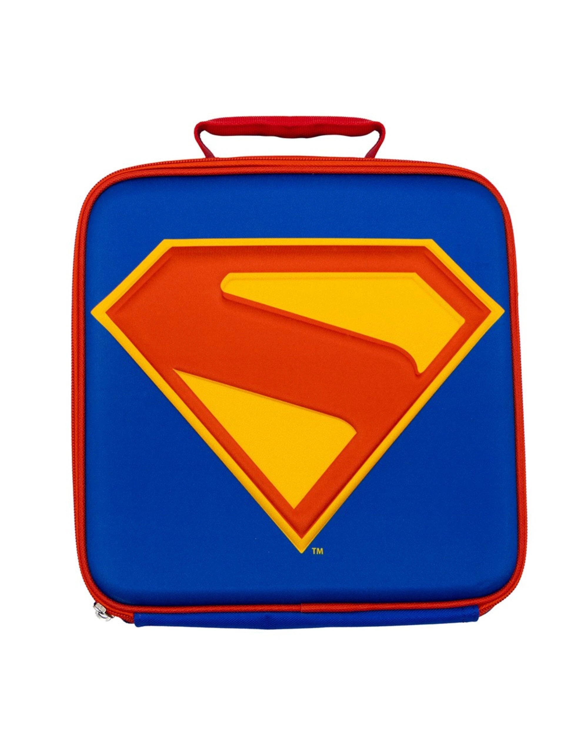 1 DC Comics - Superman 2025 - Classic Superman Shield Lunch Bag - Multi, 1 of 3