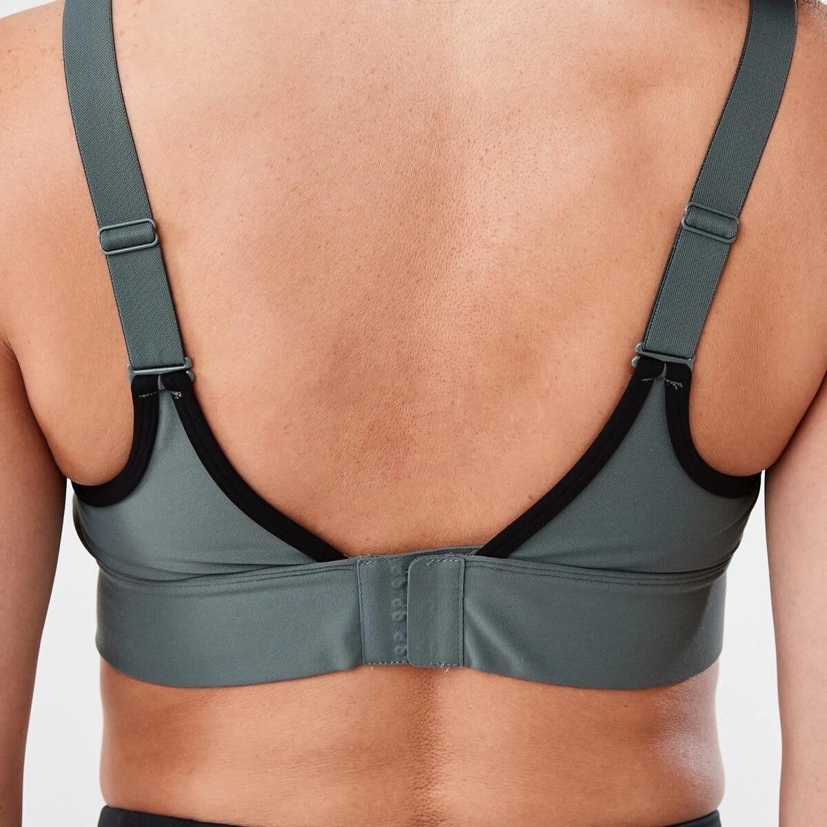 6 Sports Seamfree Crop Top SMOKEY GREEN, BLACK, 6 of 6