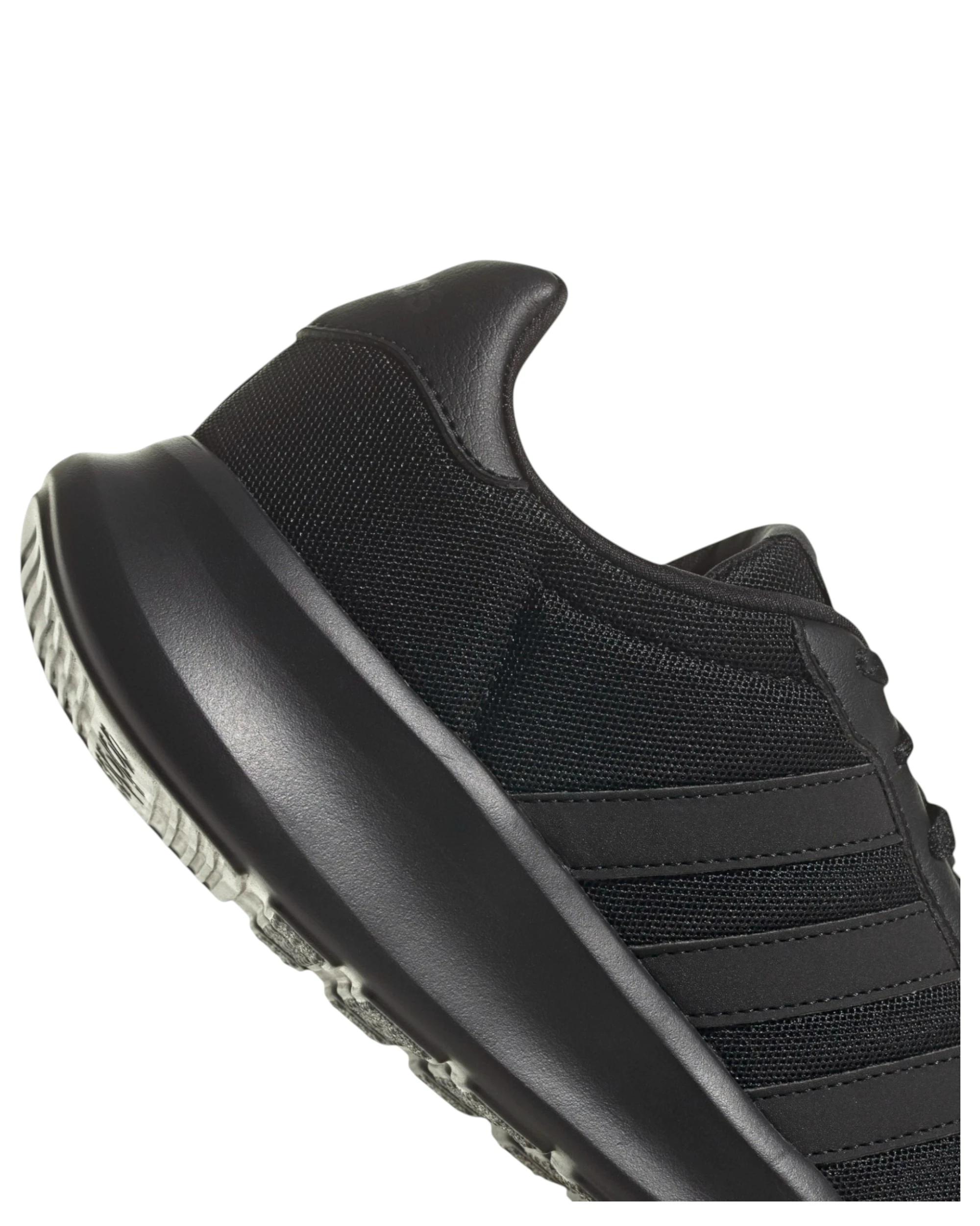3 Adidas Womens Lite Racer 3.0 Triple Black Athletic Running Shoes BLACK, 3 of 9