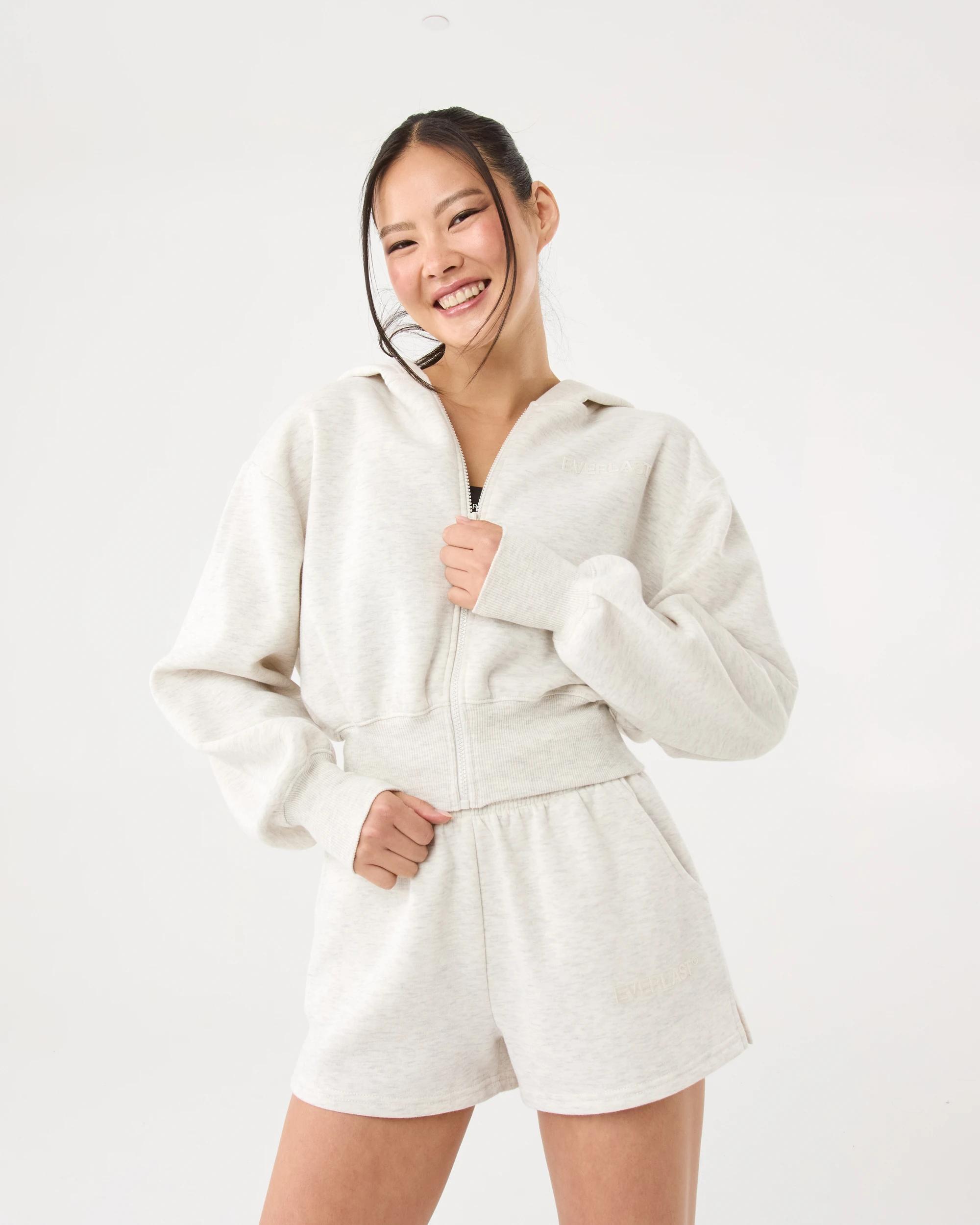 10 Everlast Womens Street Sweat Shorts Oat Marle, 10 of 10