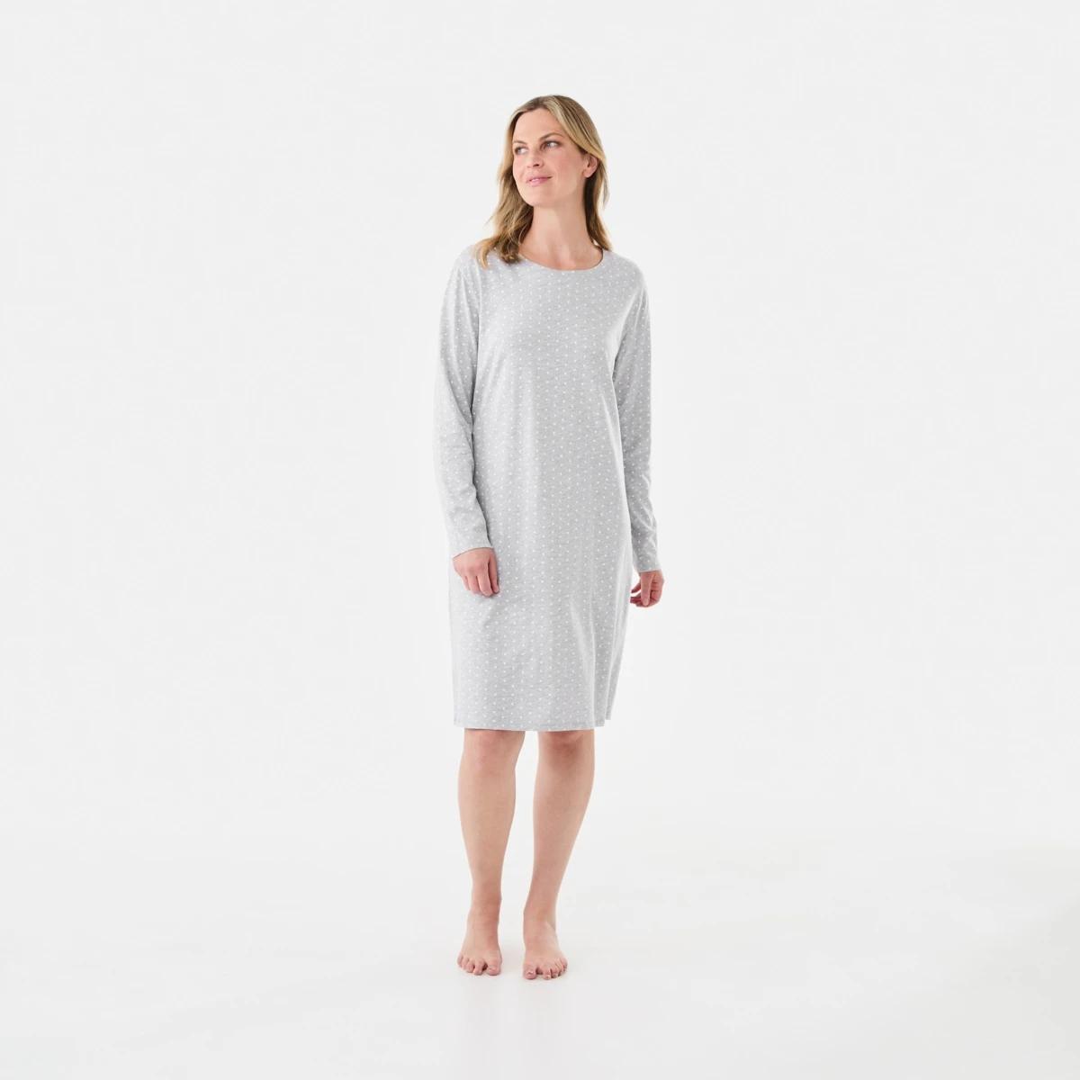 7 Long Sleeve Nightie Heart Dot, 7 of 7