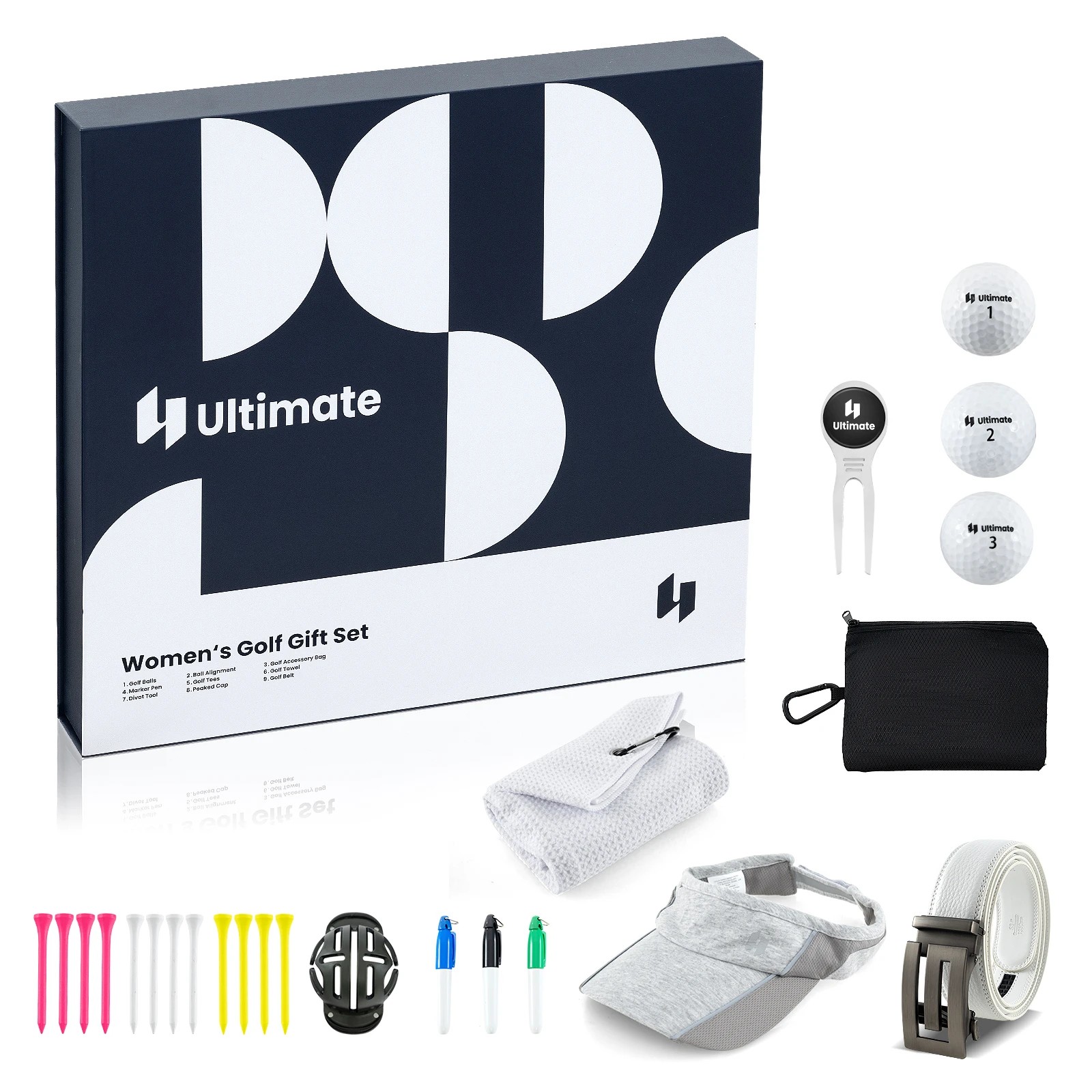 1 Costway Women Complete Golf Accessories Set Hi-End Golf Gift Box for Golf Lovers, 1 of 1