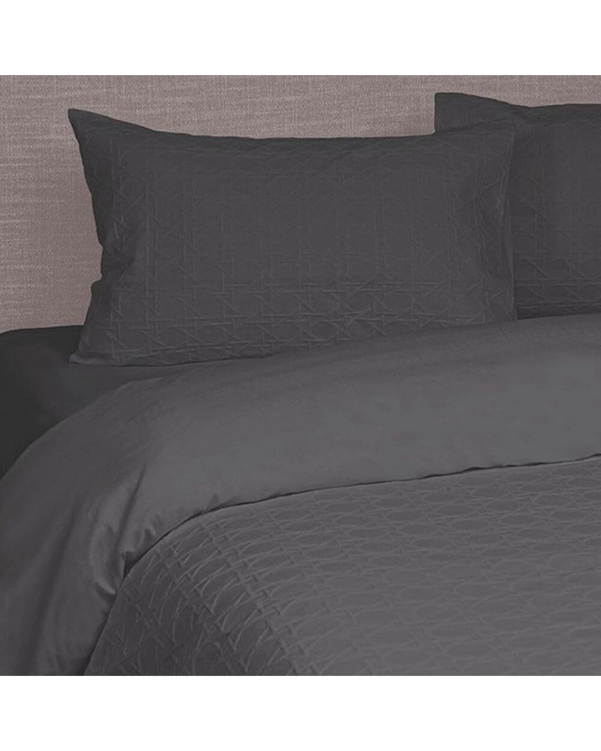 1 Jason Commercial Villa Matelasse Quilt Cover Set Slate 140x210cm - Single Bed - Grey, 1 of 1