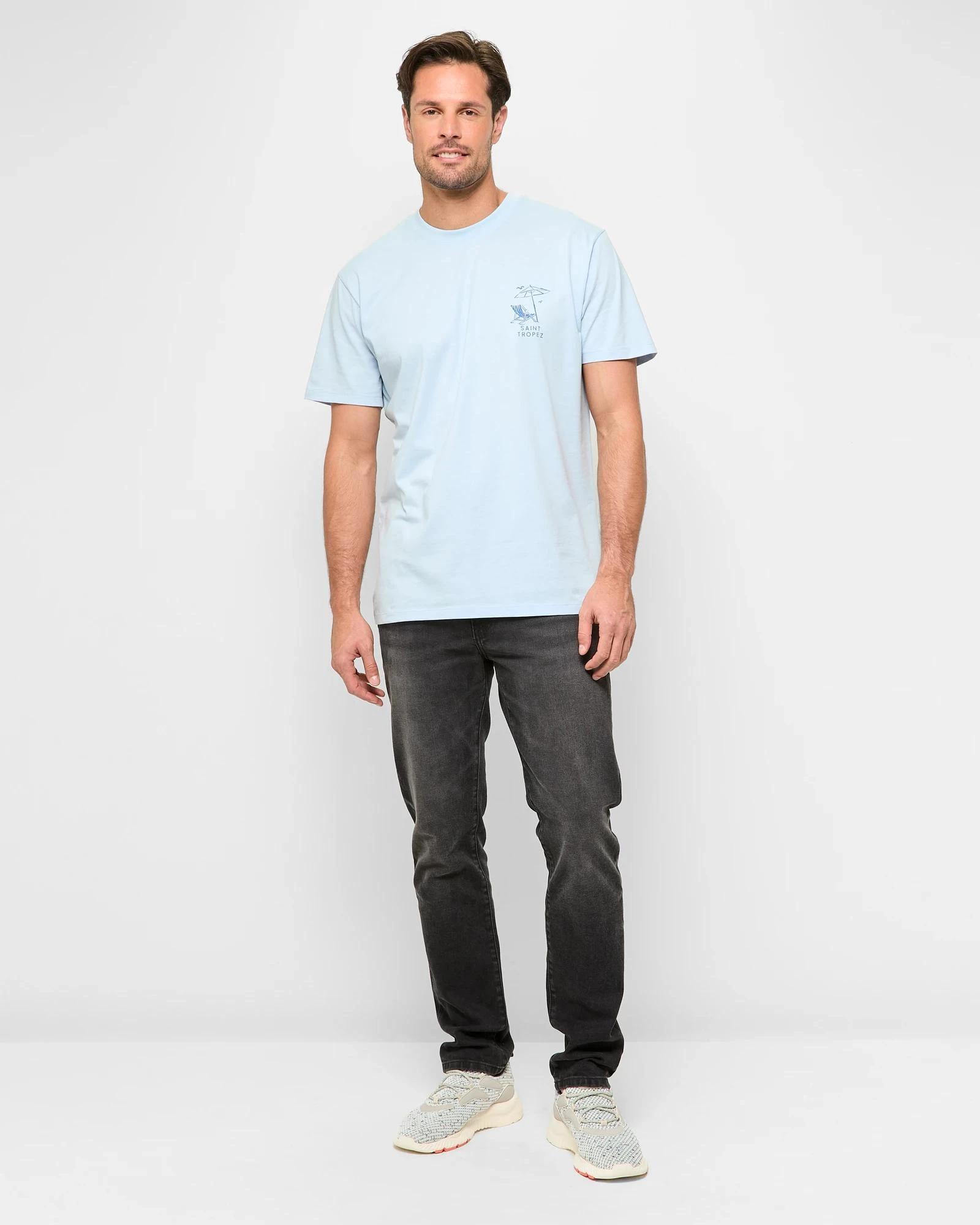 2 Target Australian Cotton Vacation Print T-Shirt LIGHT BLUE, 2 of 5