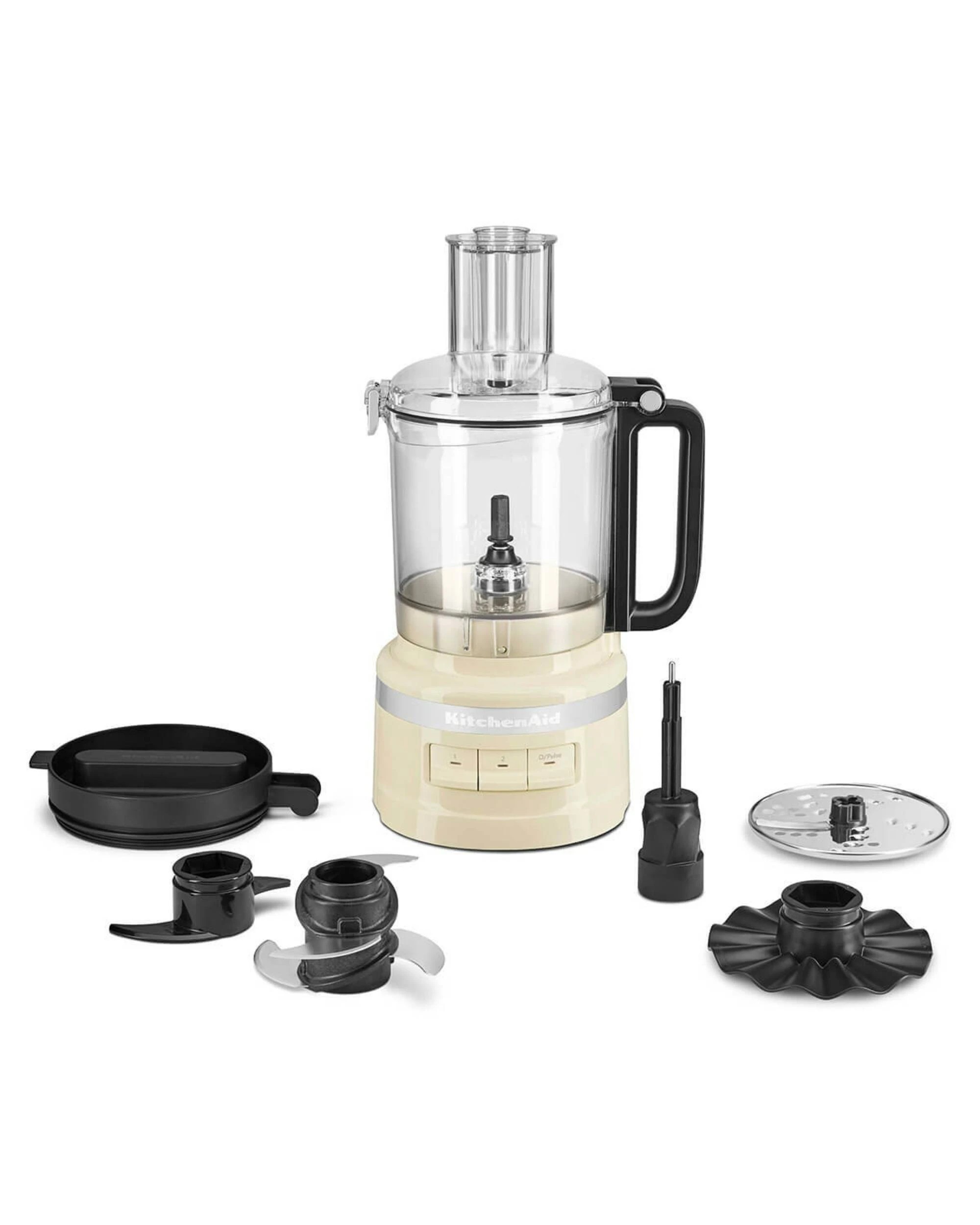 4 KitchenAid 9 Cup Food Processor Cream, 4 of 5