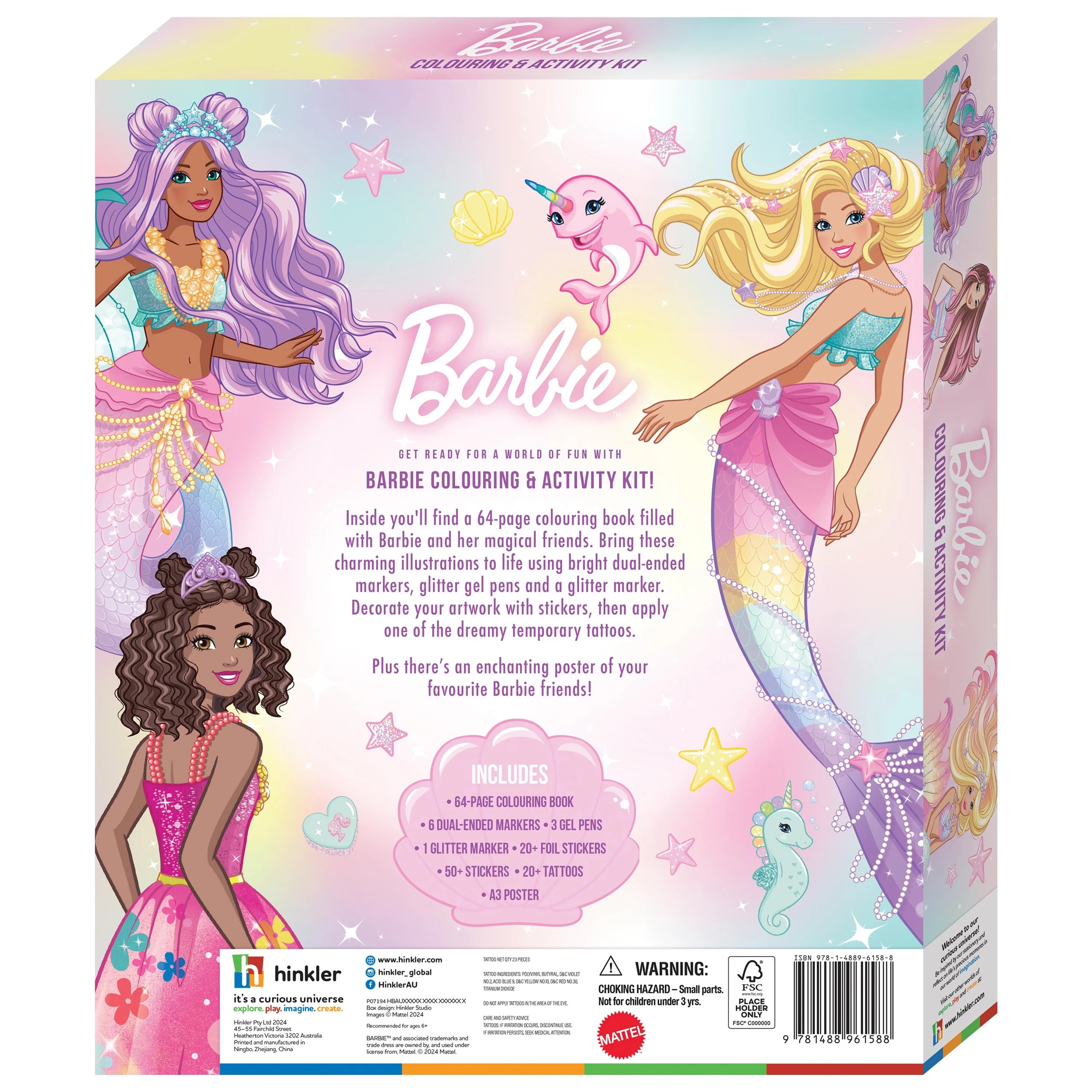 2 Kaleidoscope Barbie Colouring and Activity Kit, 2 of 6