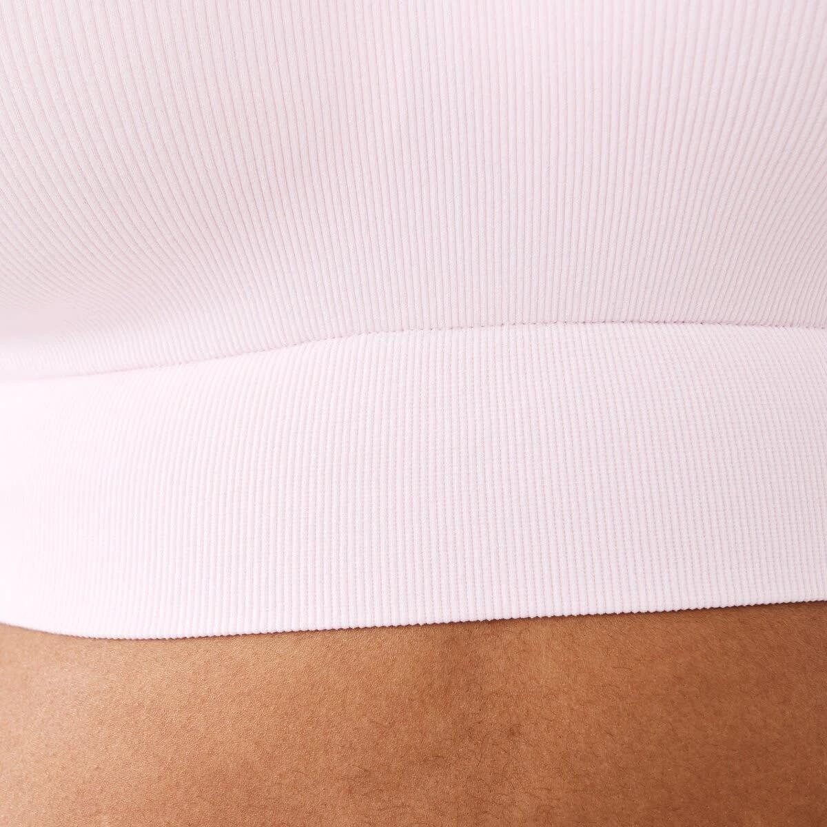 6 Full Figure Wirefree Seamfree T-Shirt Bra Bllet Pink, 6 of 6