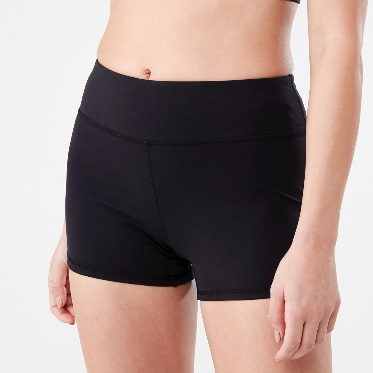 1 Active Womens Micro Bike Shorts BLACK, 1 of 6