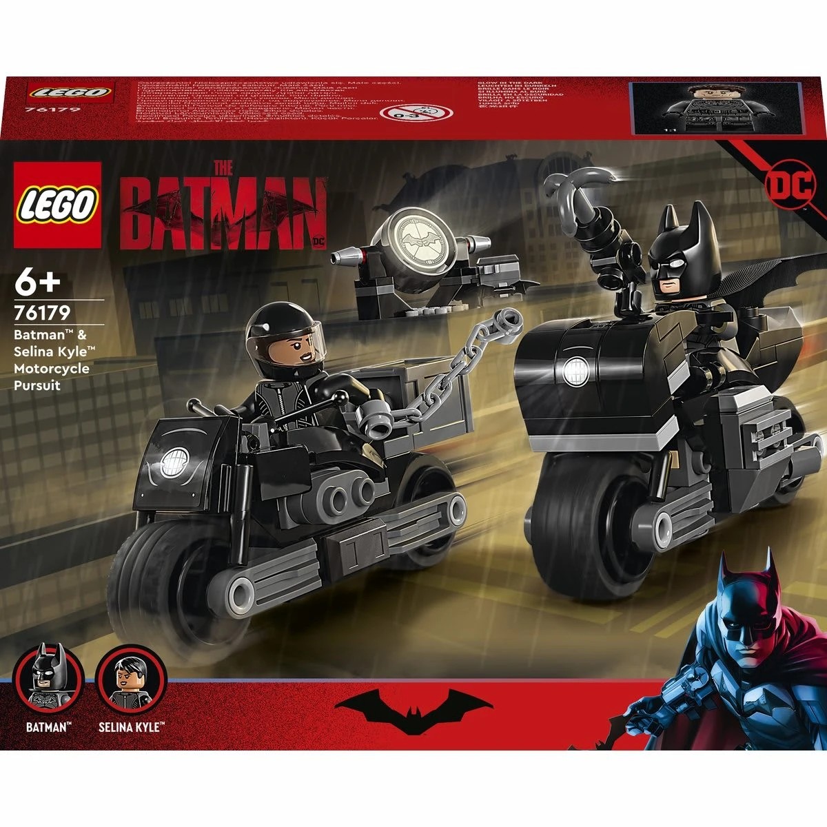 1 LEGO DC Comics Super Heroes Batman & Selina Kyle Motorcycle Pursuit 76179, 1 of 9