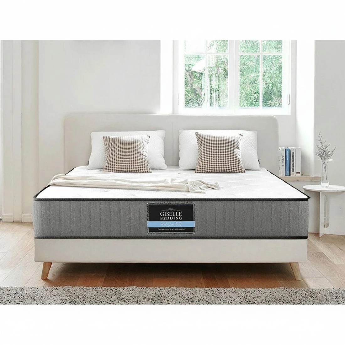 7 Giselle Bedding 23cm Mattress Extra Firm King - King Bed - Multi, 7 of 8