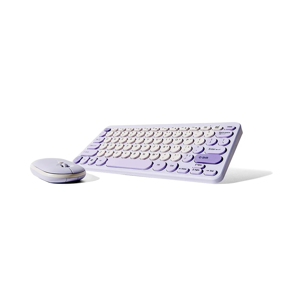 2 Wireless Keyboard and Mouse - Lavendar, 2 of 9