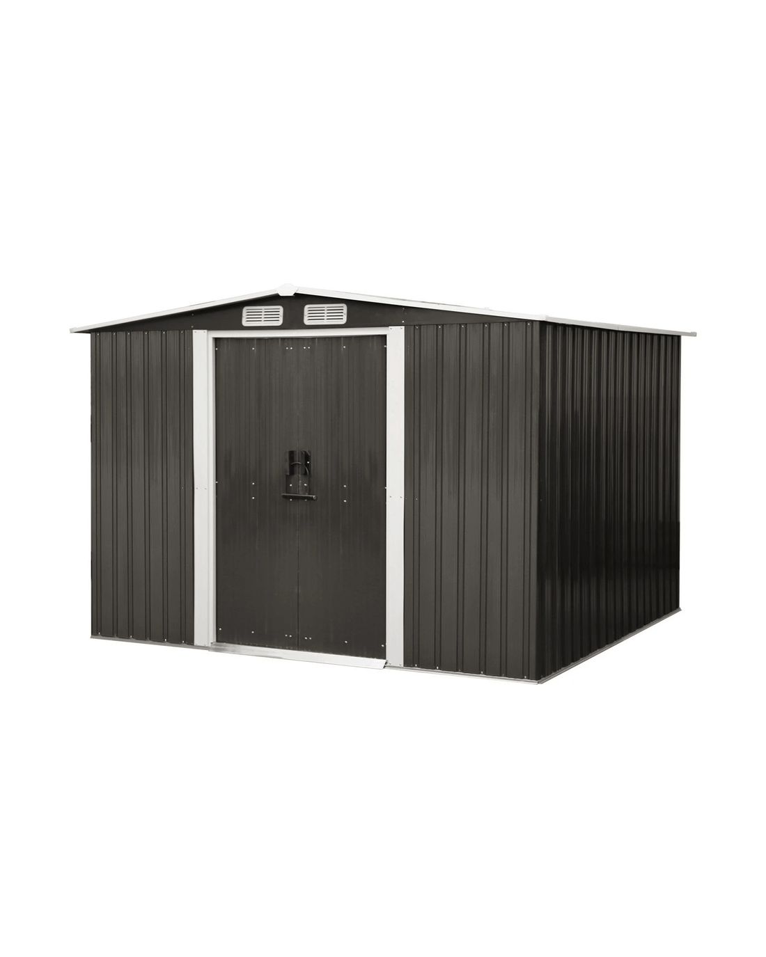 Livsip Garden Shed Outdoor Storage Sheds 2.57x2.05M Workshop Cabin ...