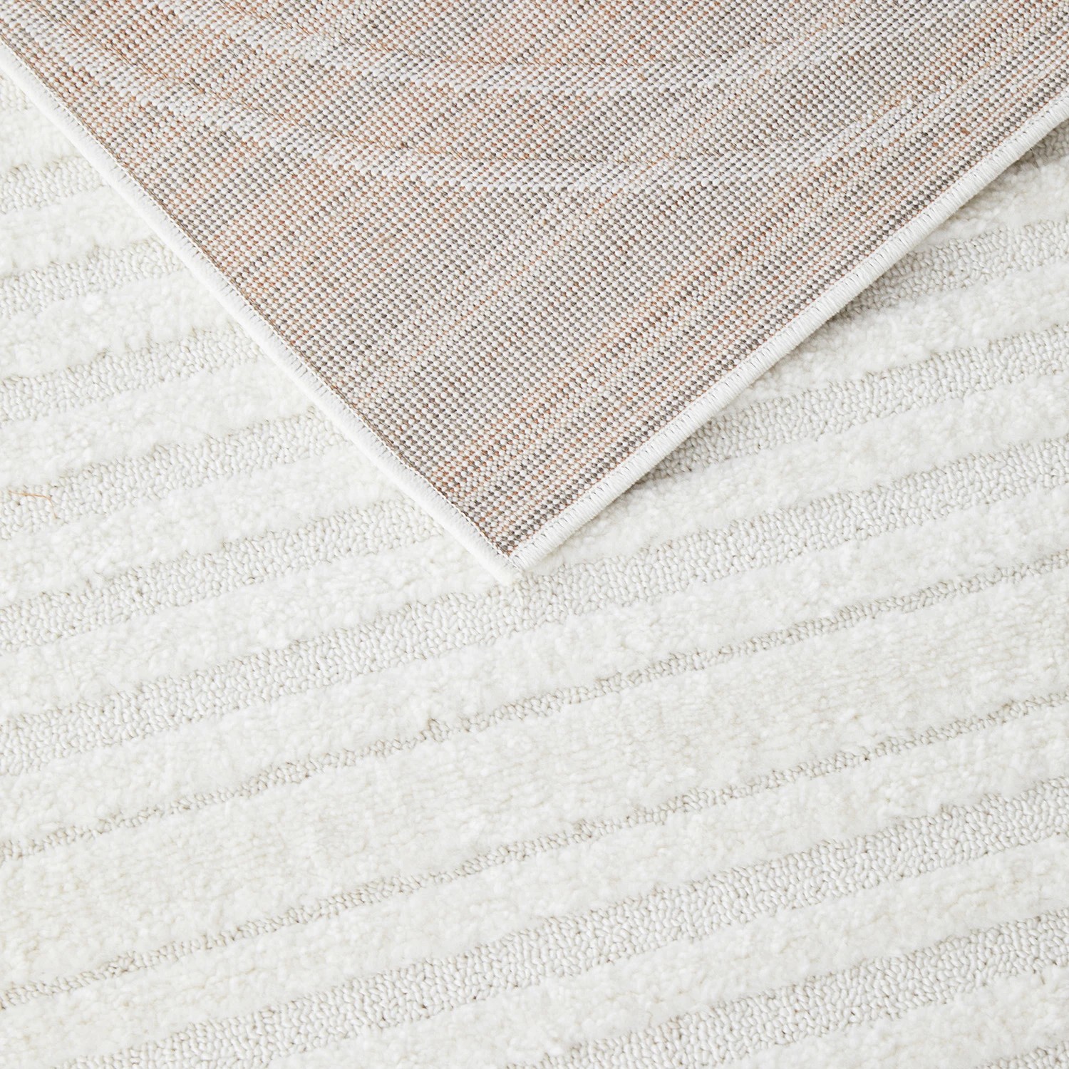 5 Common Ground Rugs Nirvana Carl 400x80cm - Large Runner Power Loomed Pet Friendly Rug - Natural, 5 of 7