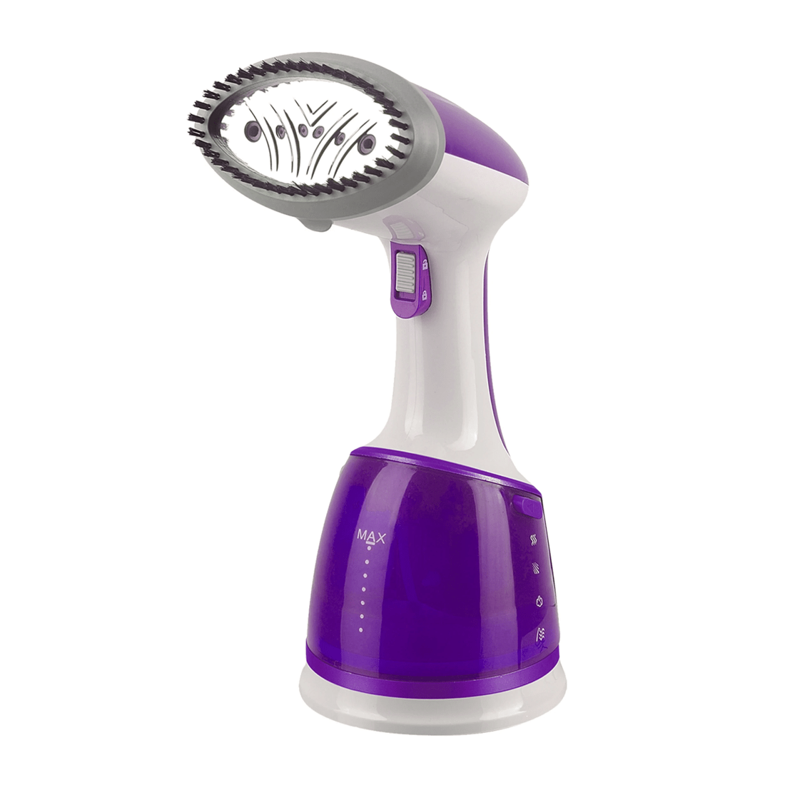 1 TODO 1700W Power Garment Steamer Handheld Steam Brush Iron Purple, 1 of 10