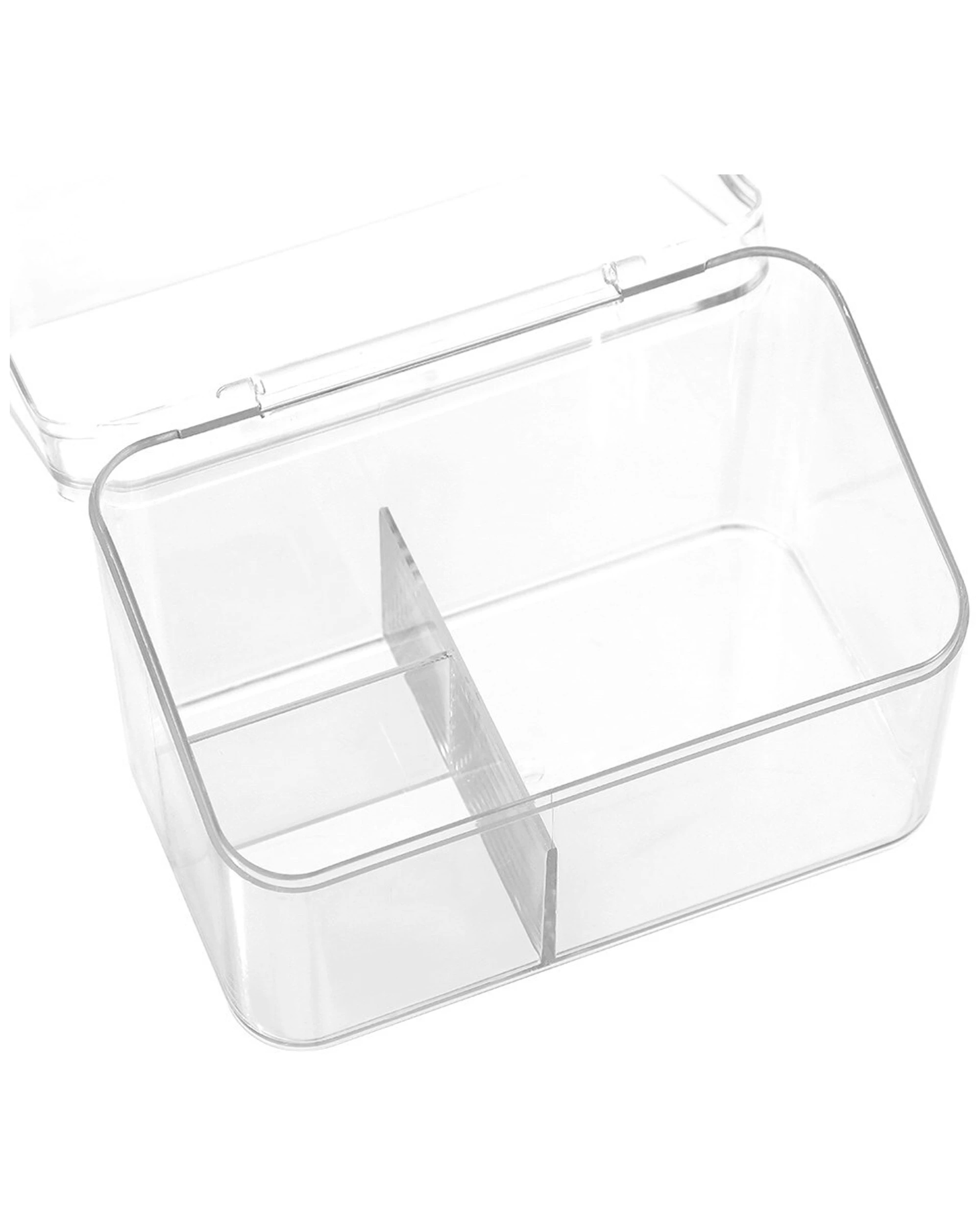 6 Boxsweden 14cm Crystal Cosmetics Flip Lid Box - Makeup Storage - Durable Plastic
 - plain, 6 of 6