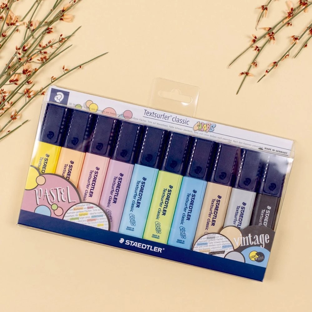 2 Staedtler Textsurfer Highlighter Pastel 10 Pack, 2 of 4