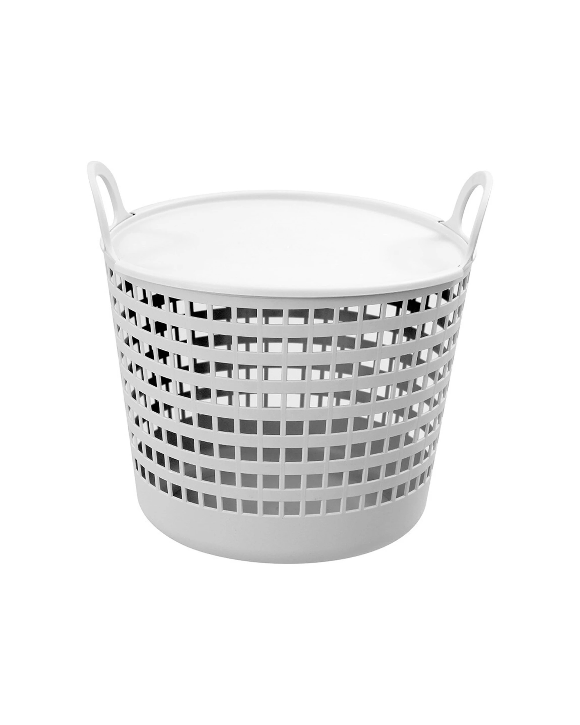4 Boxsweden Flexible Laundry Basket Lidded 26L Practical Home Storage 40x37.3cm - Multi, 4 of 6