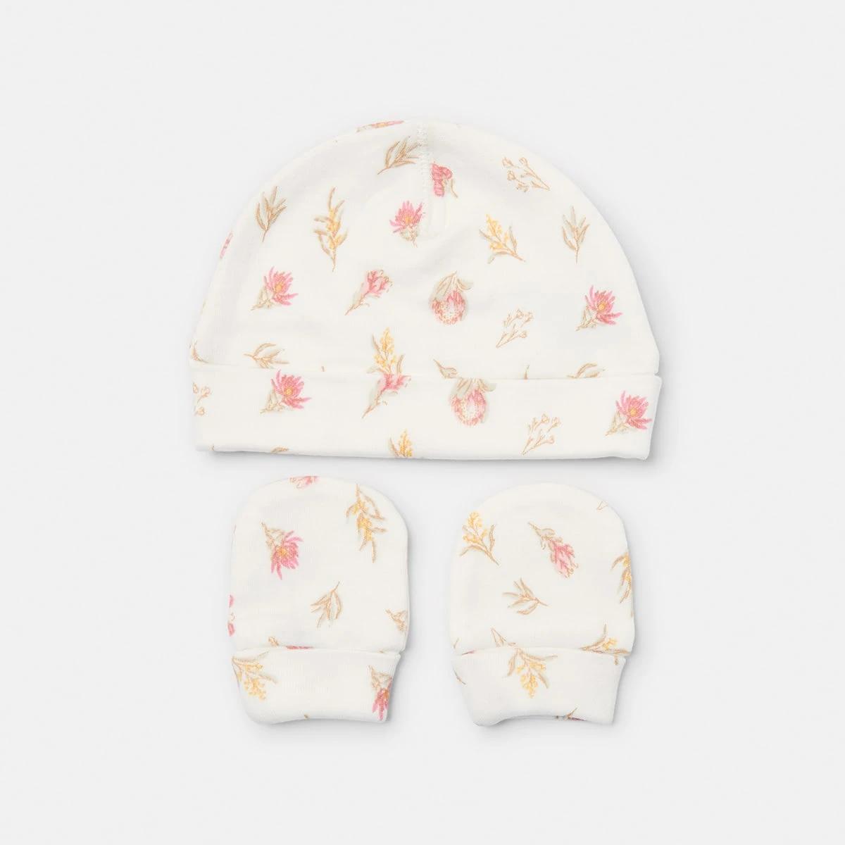 2 2 Pack Hat and Mittens Set Banksia A, 2 of 8