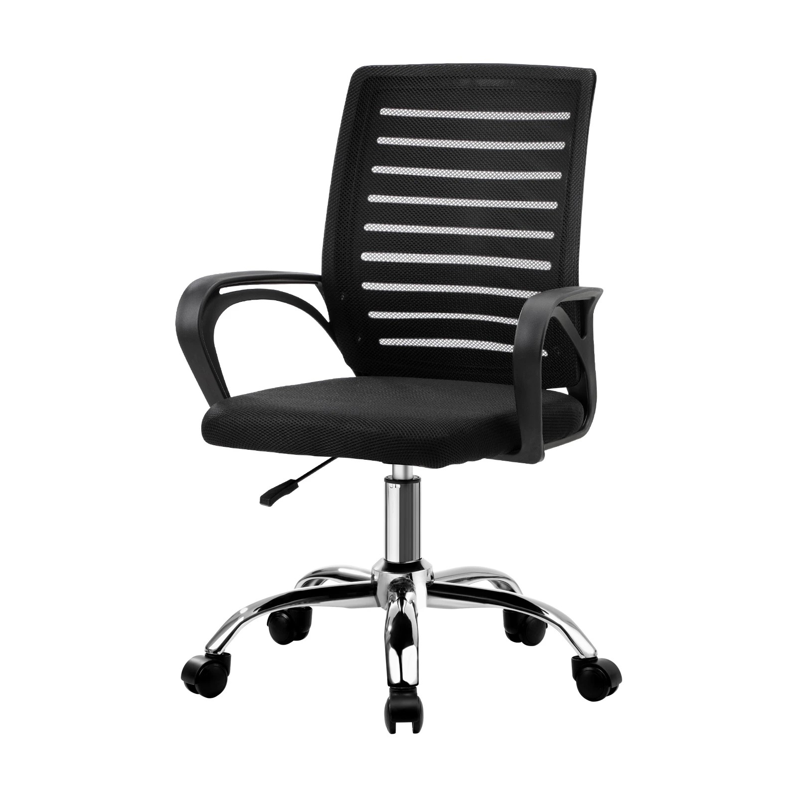 1 Oikiture Mesh Office Chair Computer Desk Seat Home Work
 - Black, 1 of 10