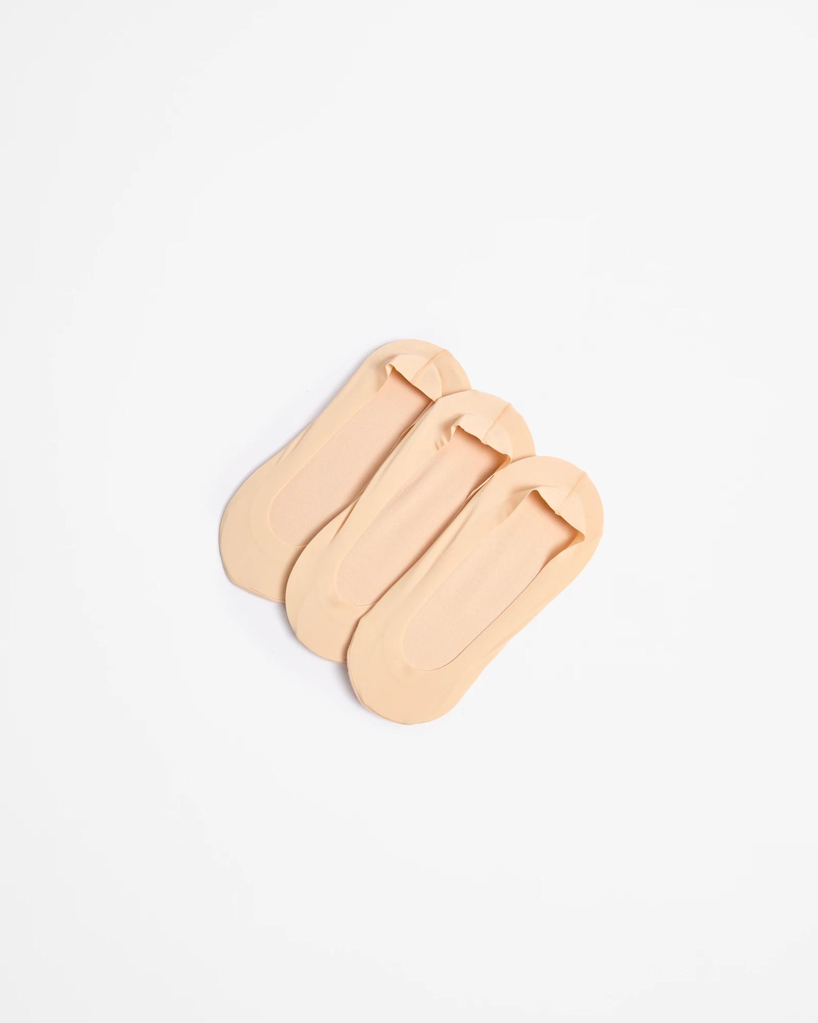 1 Target 3 Pack Invisible Footlet Socks NEUTRAL, 1 of 3