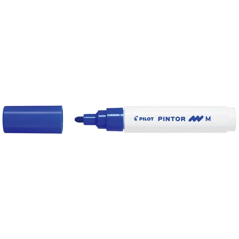 1 PILOT Pintor Paint Marker 1.4mm Medium Blue, 1 of 3