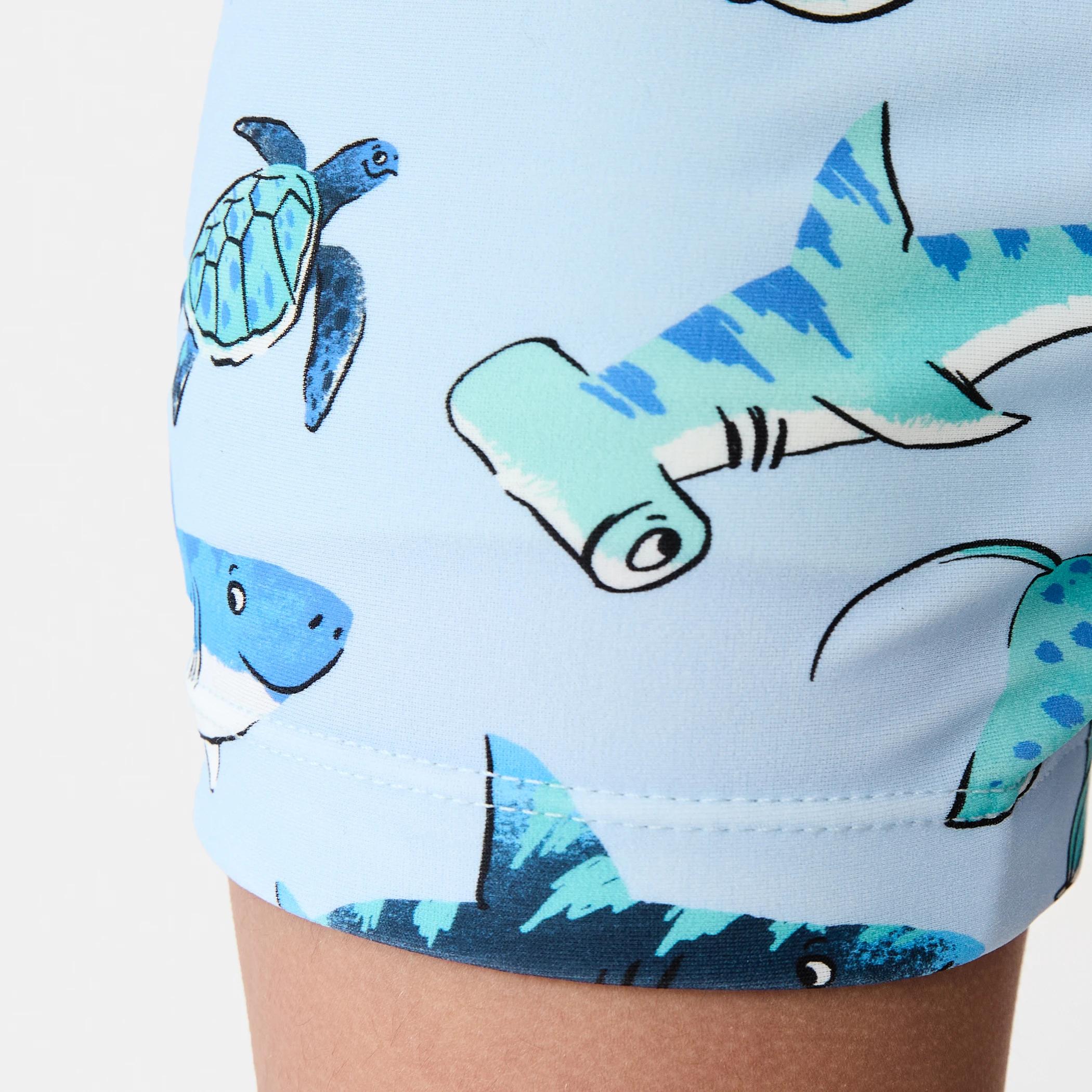 6 3 Piece Swim Set SHARK PARADE SMALL BLUE, 6 of 10