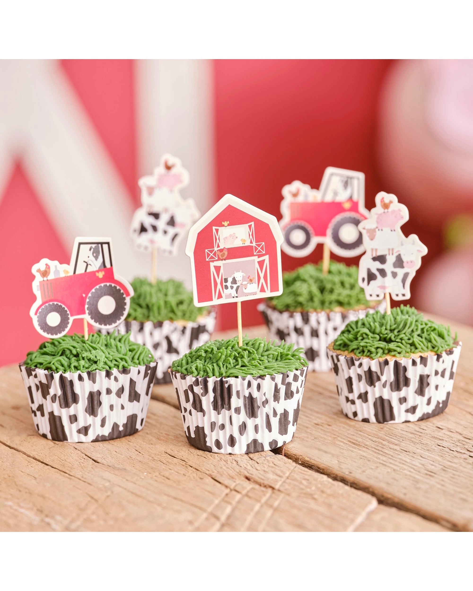 2 Ginger Ray Ginger Ray Farm Friends Cupcake Picks Pack of 12, 2 of 3