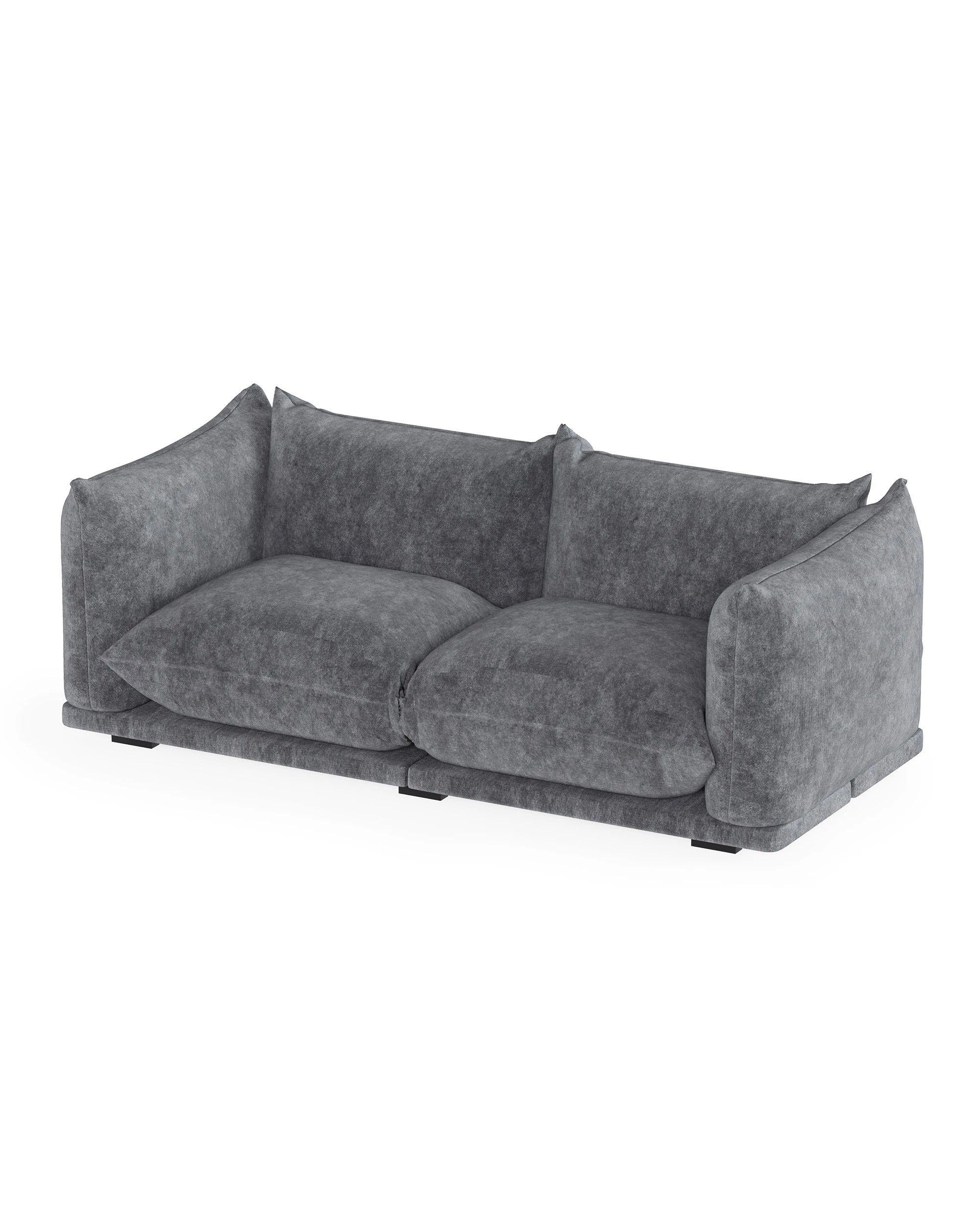 5 Advwin 178cm Loveseat Sofa 66cm Deep Seat Chenille Cloud Couch Modular Upholstered Bread Sofa, 5 of 6