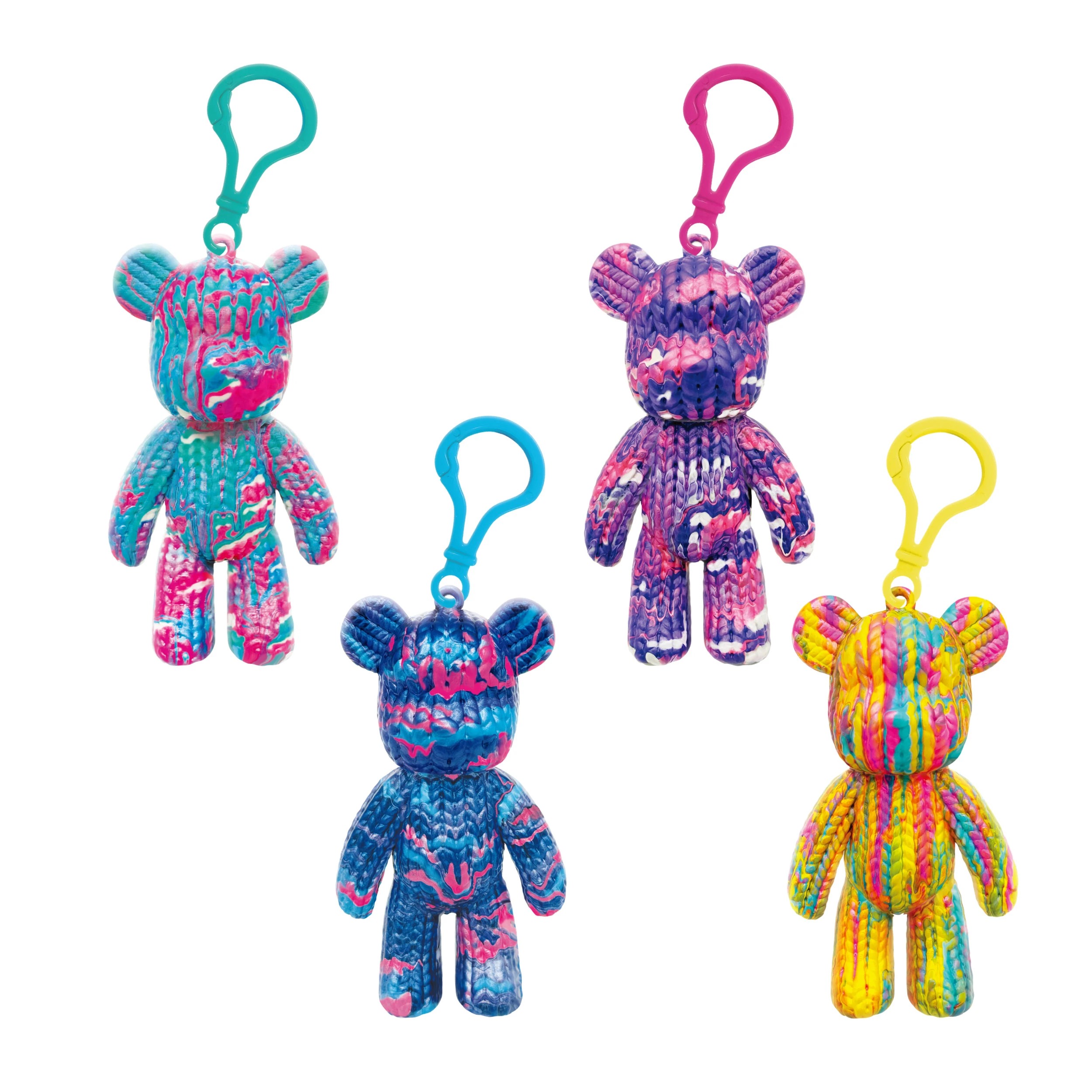 2 Pour Palz Crochet Mini Bear Keyring - Assorted, 2 of 3