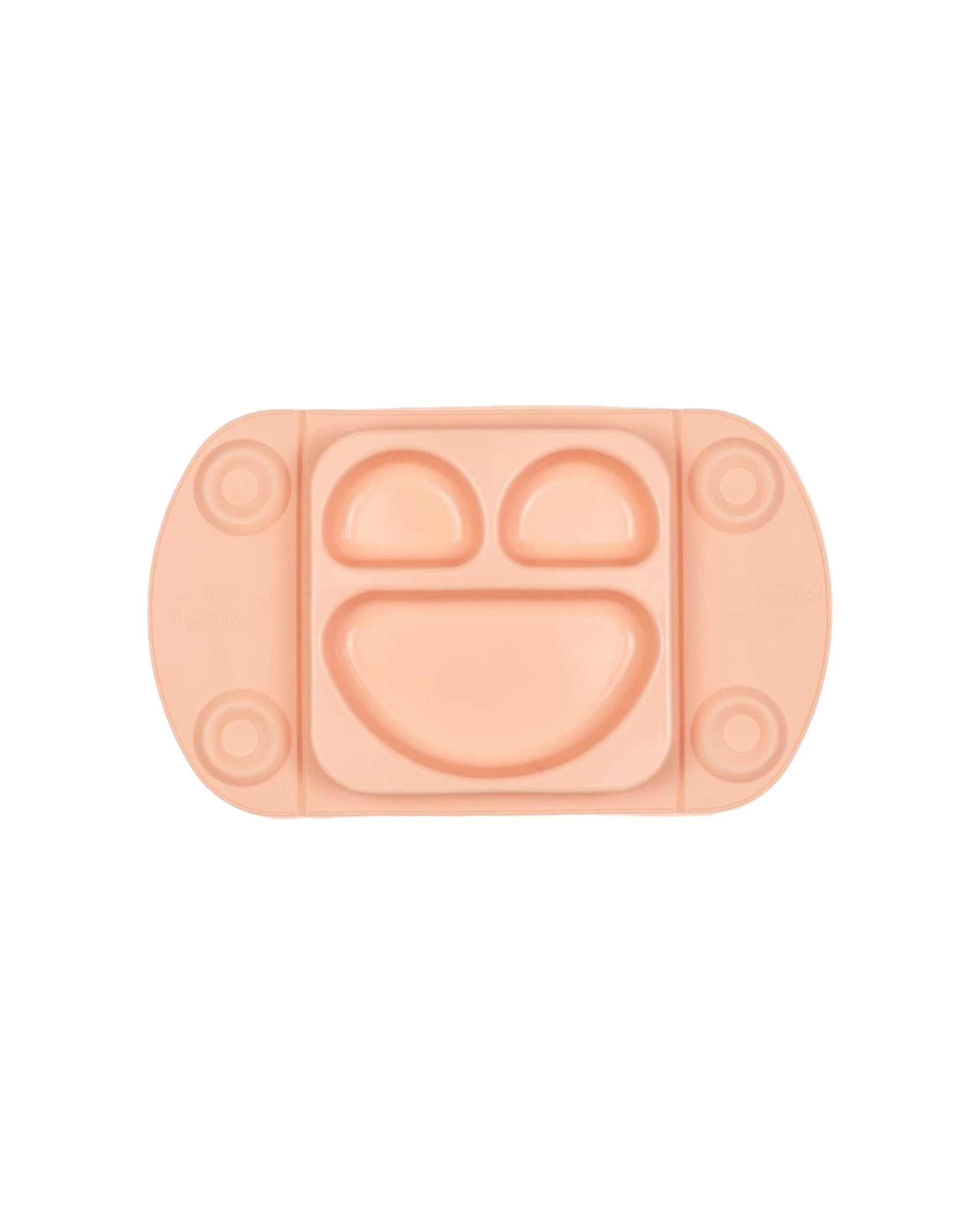 1 EasyTots Easymat Mini Feeding Plate 5 Point Suction Baby Led Weaning Pearl - Beige, 1 of 2
