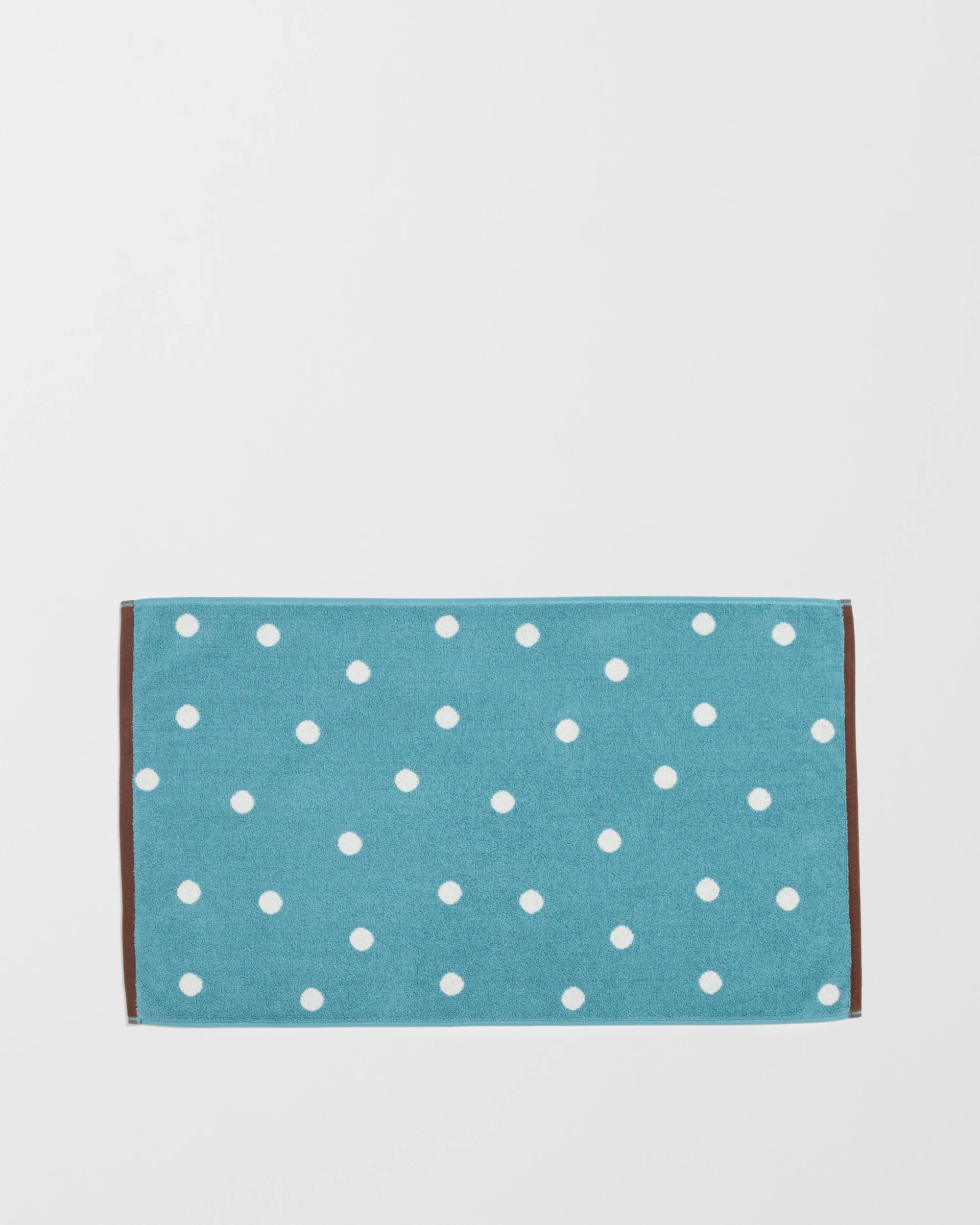 1 Target Senna Australian Cotton Polka Dot Bath Mat - Adriatic Blue - Blue, 1 of 3