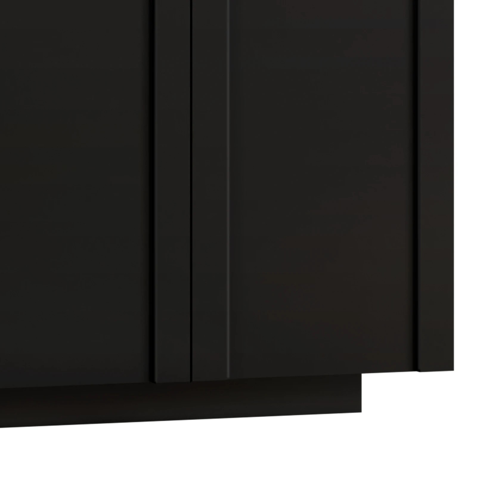 8 Alfordson Buffet Sideboard Cupboard Storage Cabinet Kitchen Pantry Doors - Black, 8 of 10