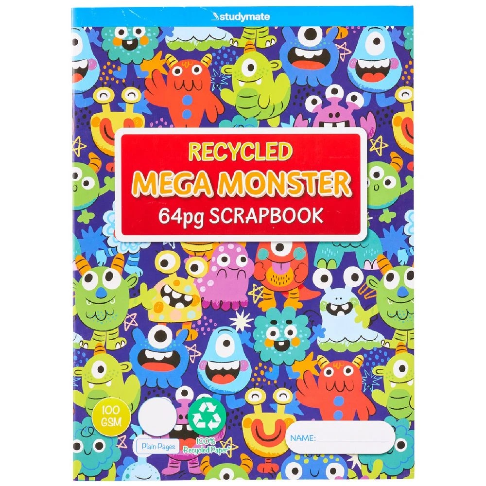 3 Studymate 240 x 331 Megamonster Scrapbook 64 Pages, 3 of 4