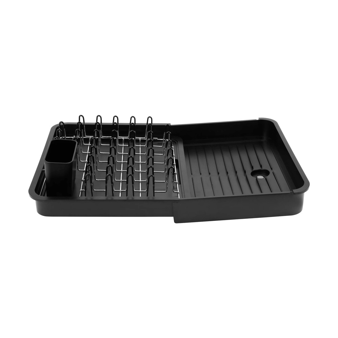 3 Black Extendable Dish Rack, 3 of 9