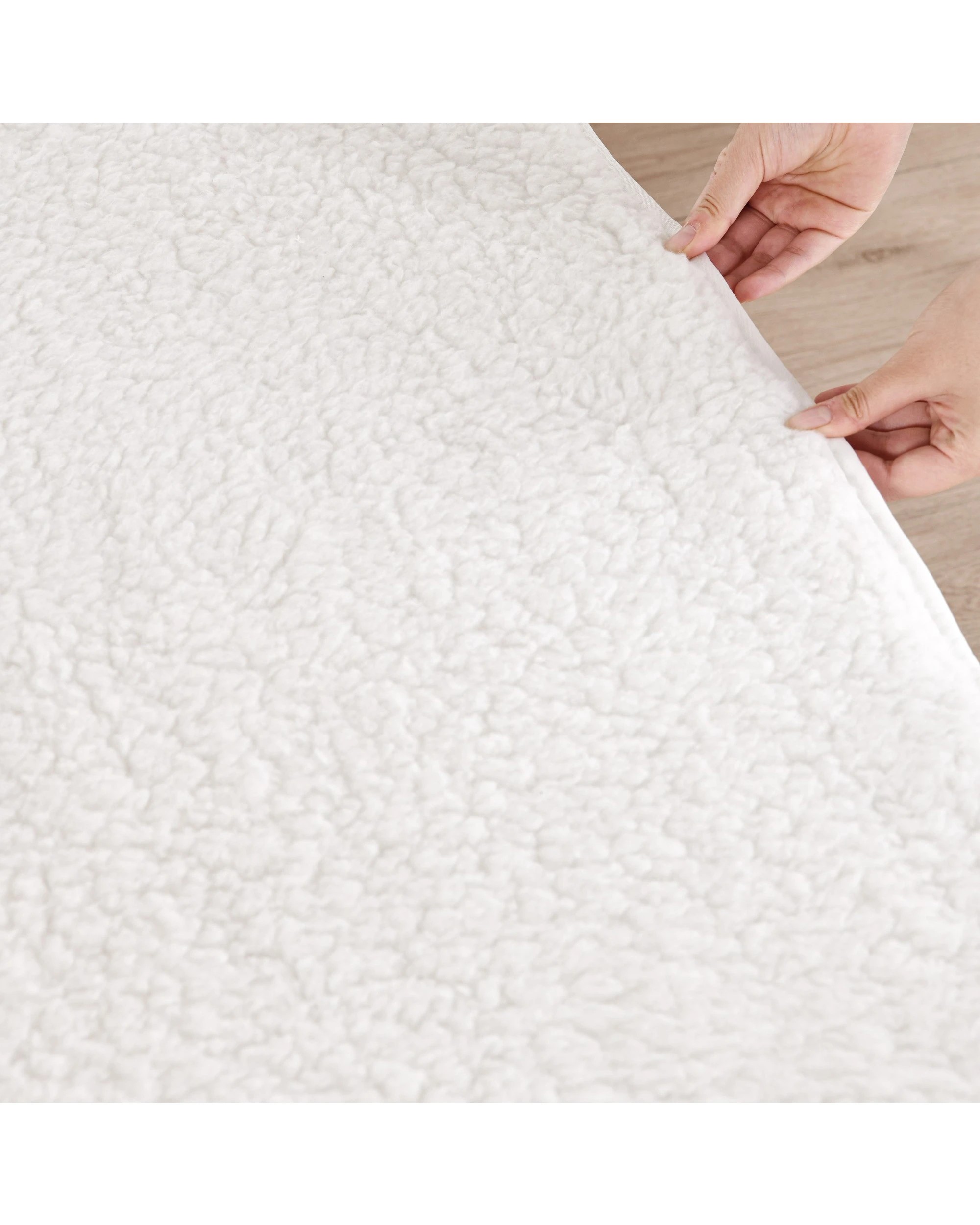 6 Dreamaker 350gsm Fleece Top Electric Blanket - Super King Bed - Beige, 6 of 9