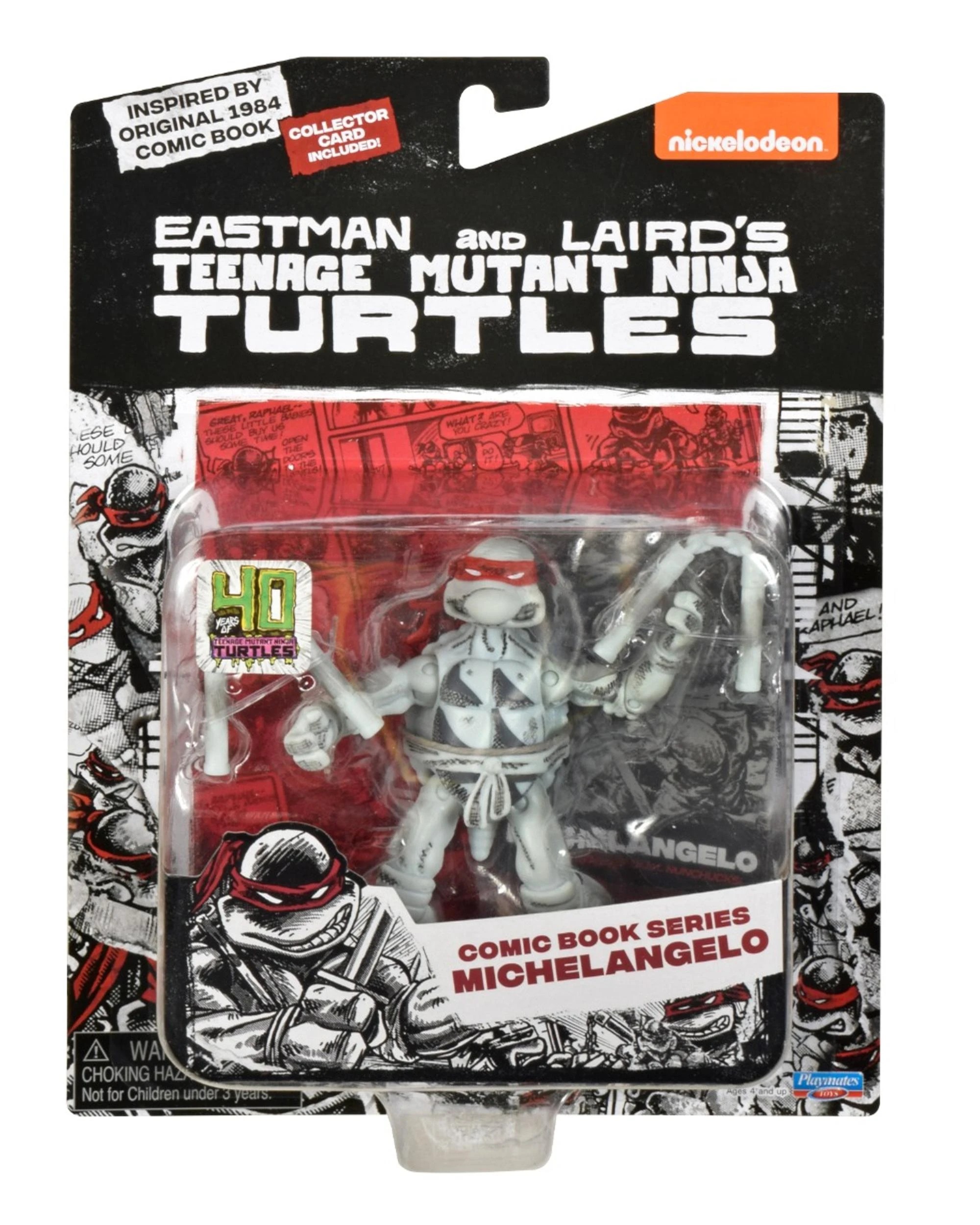 4 Teenage Mutant Ninja Turtles 40th Anniversary Comic Book Figure 4-Pack Bundle, 4 of 6