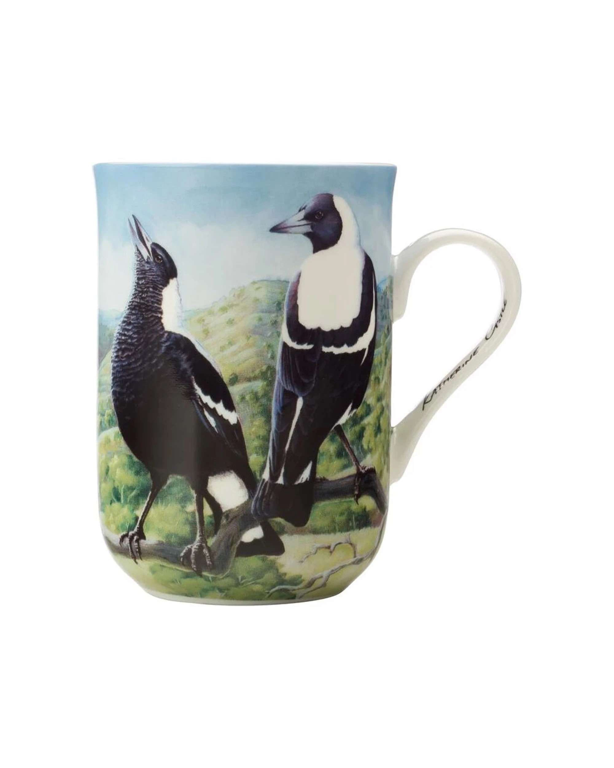 3 Maxwell & Williams Birds Of Australia 300ml Bone China Coffee Mug - Magpie, 3 of 3
