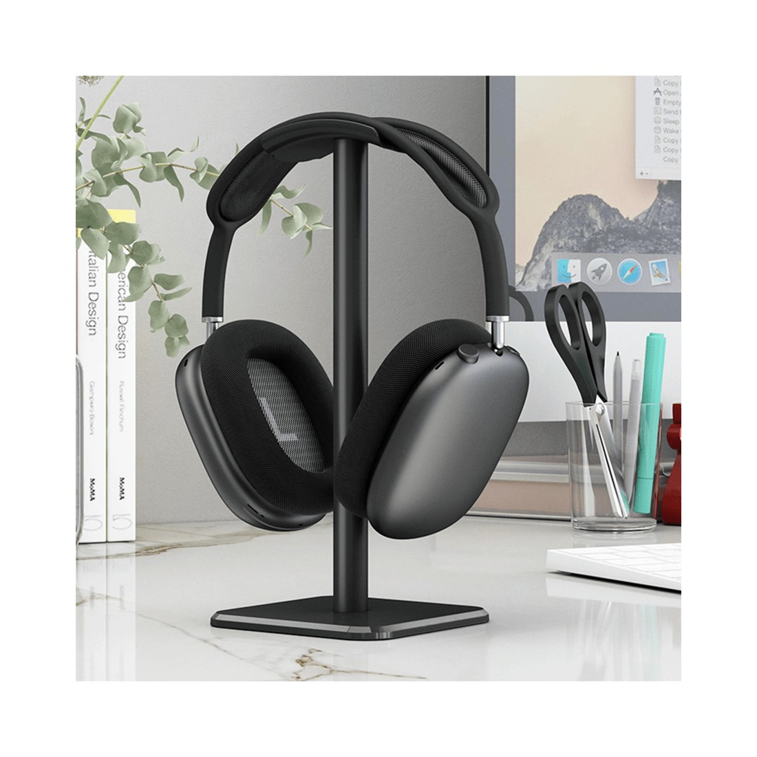 6 Playmax Aluminum Headset Stand - Black, 6 of 6