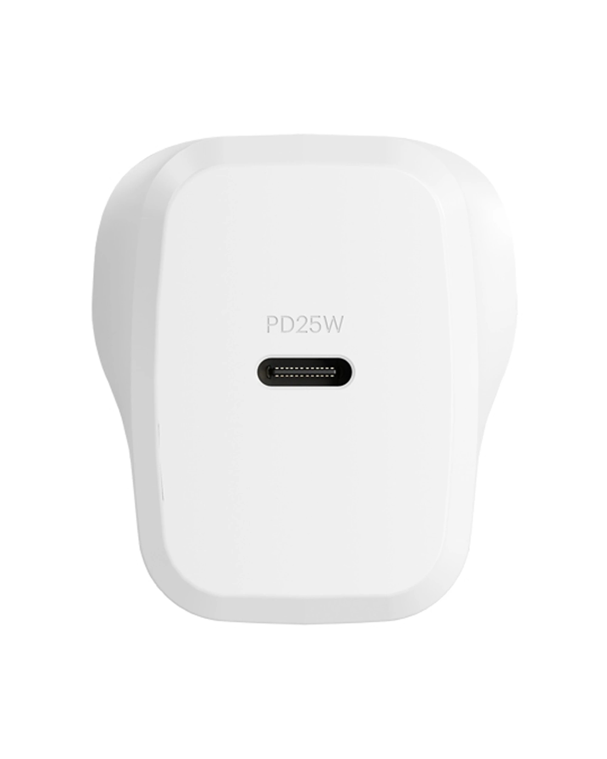 3 Cygnett 2PK PowerPlus 25W GaN USB-C Wall Samsung Charger - White, 3 of 5