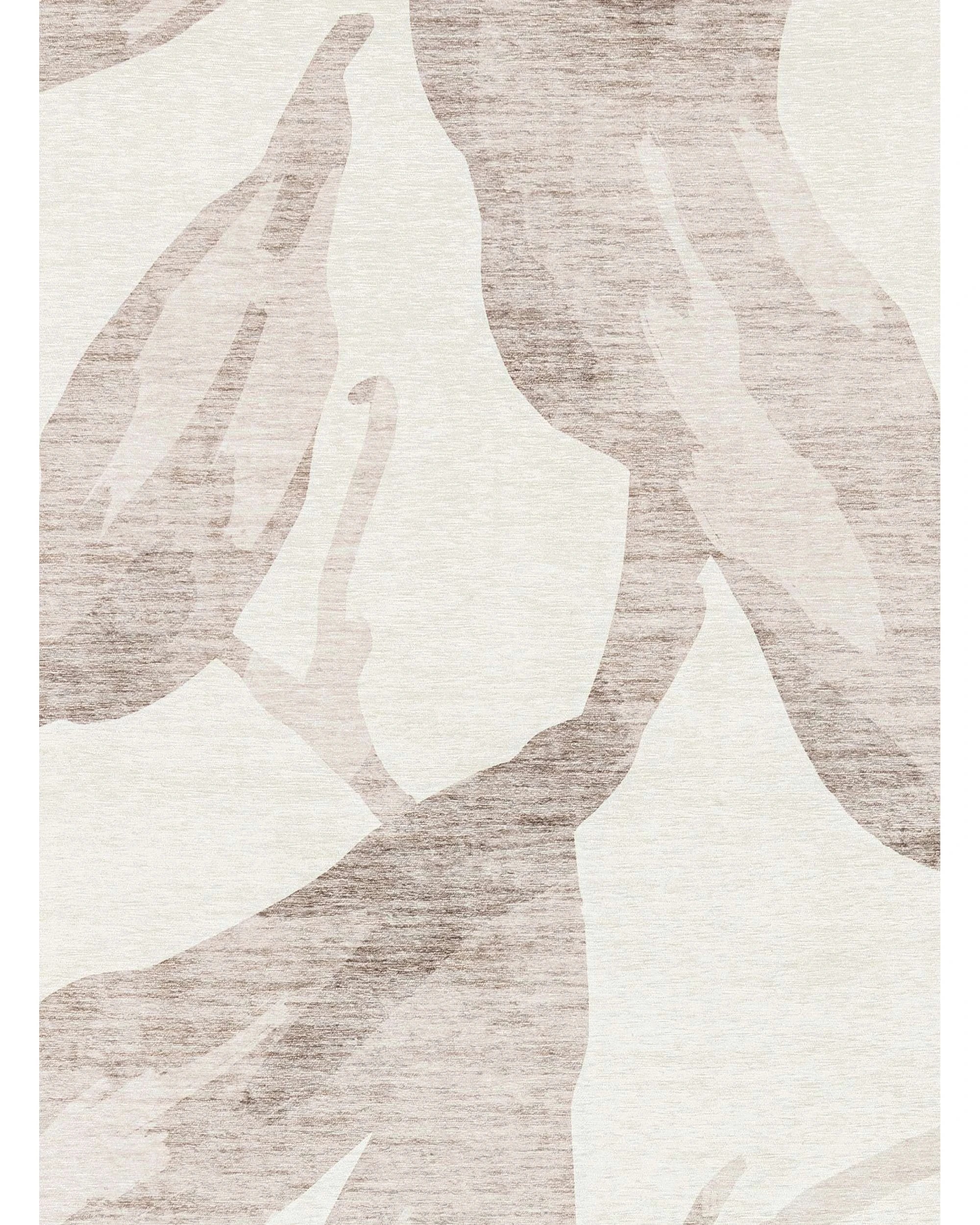 7 Loopsie Bainbridge Leaf Shadow Indoor Outdoor Washable Rug-290cm x 200cm - White, 7 of 8