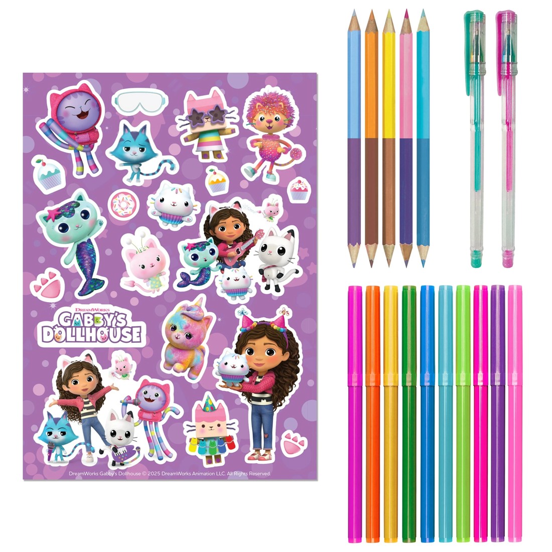 2 Kaleidoscope Gabby's Dollhouse Colouring Carry Case - Book, 2 of 7