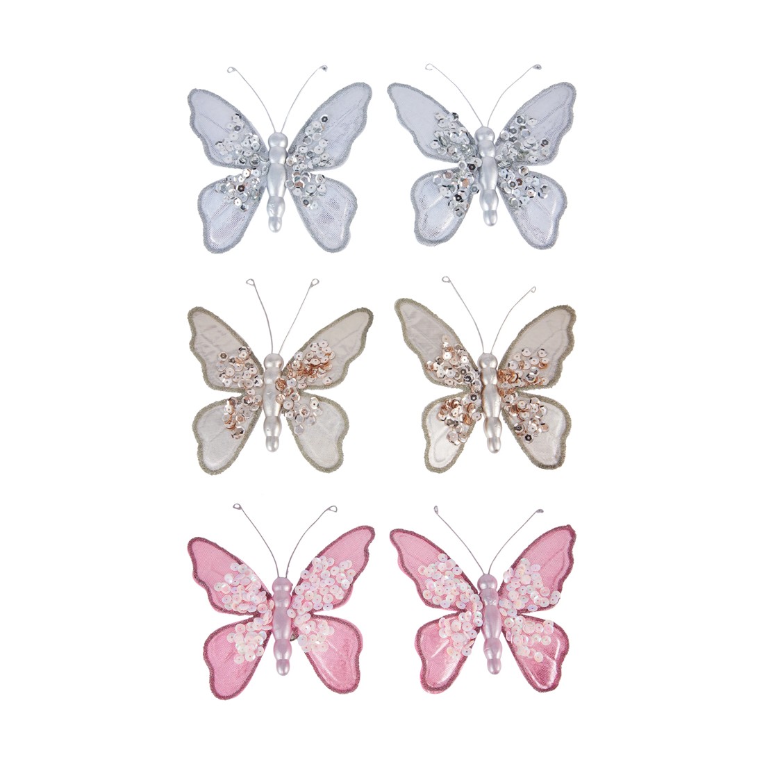 2 2 Pack Butterfly Clips - Assorted, 2 of 2