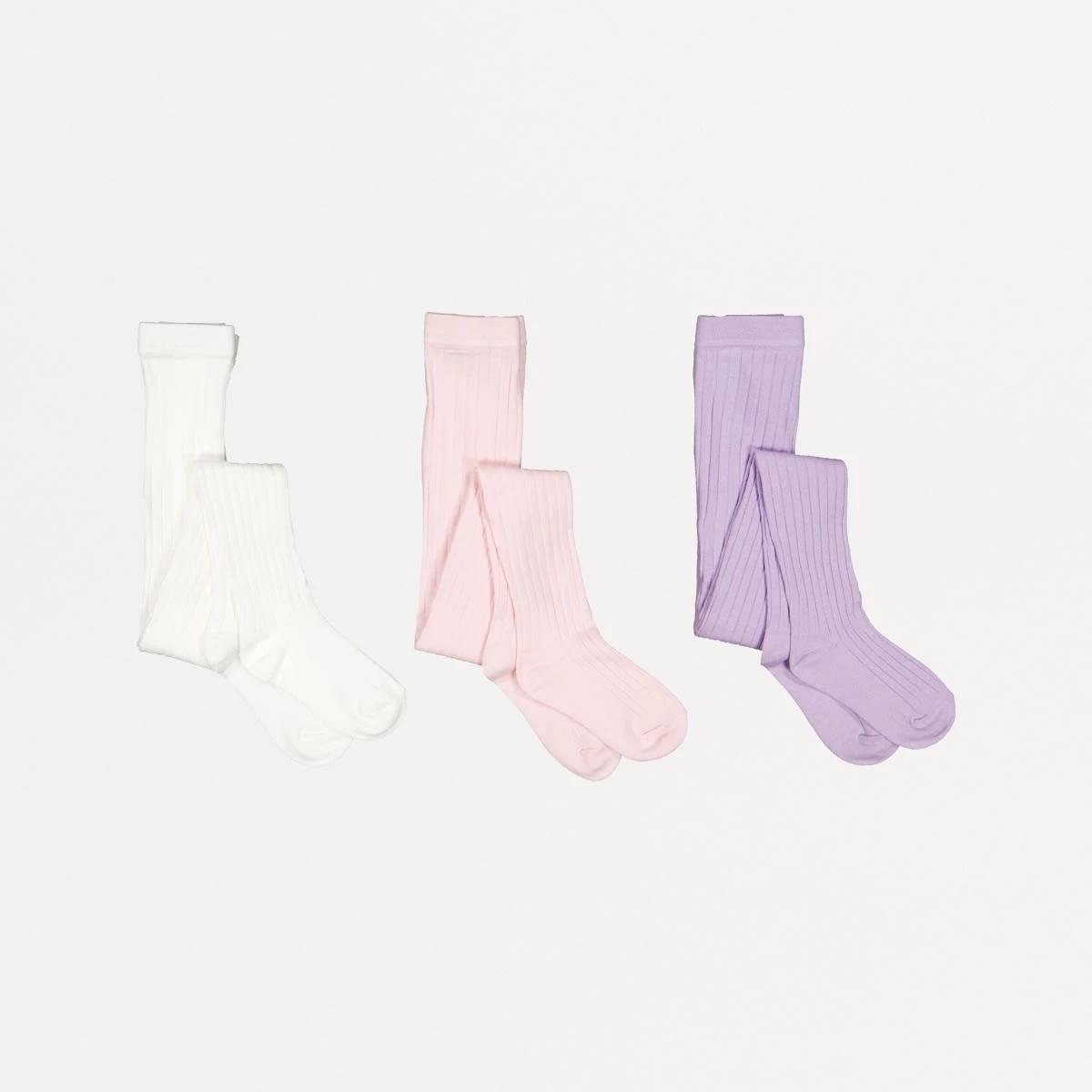 2 3 Pack Casual Tights Pnk Multi, 2 of 3