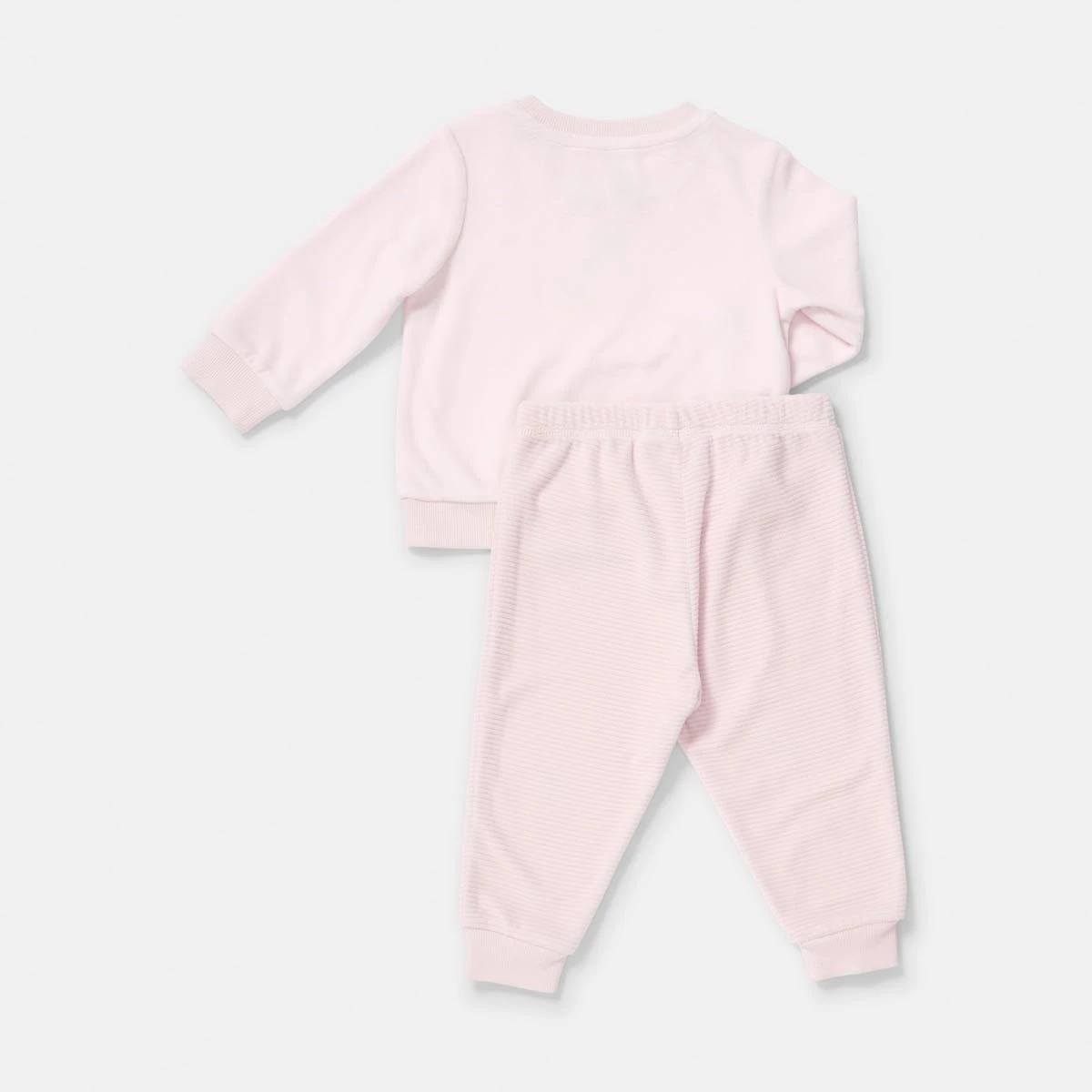 2 Twosie Fleece Pyjama Set Pnk Cherry, 2 of 4