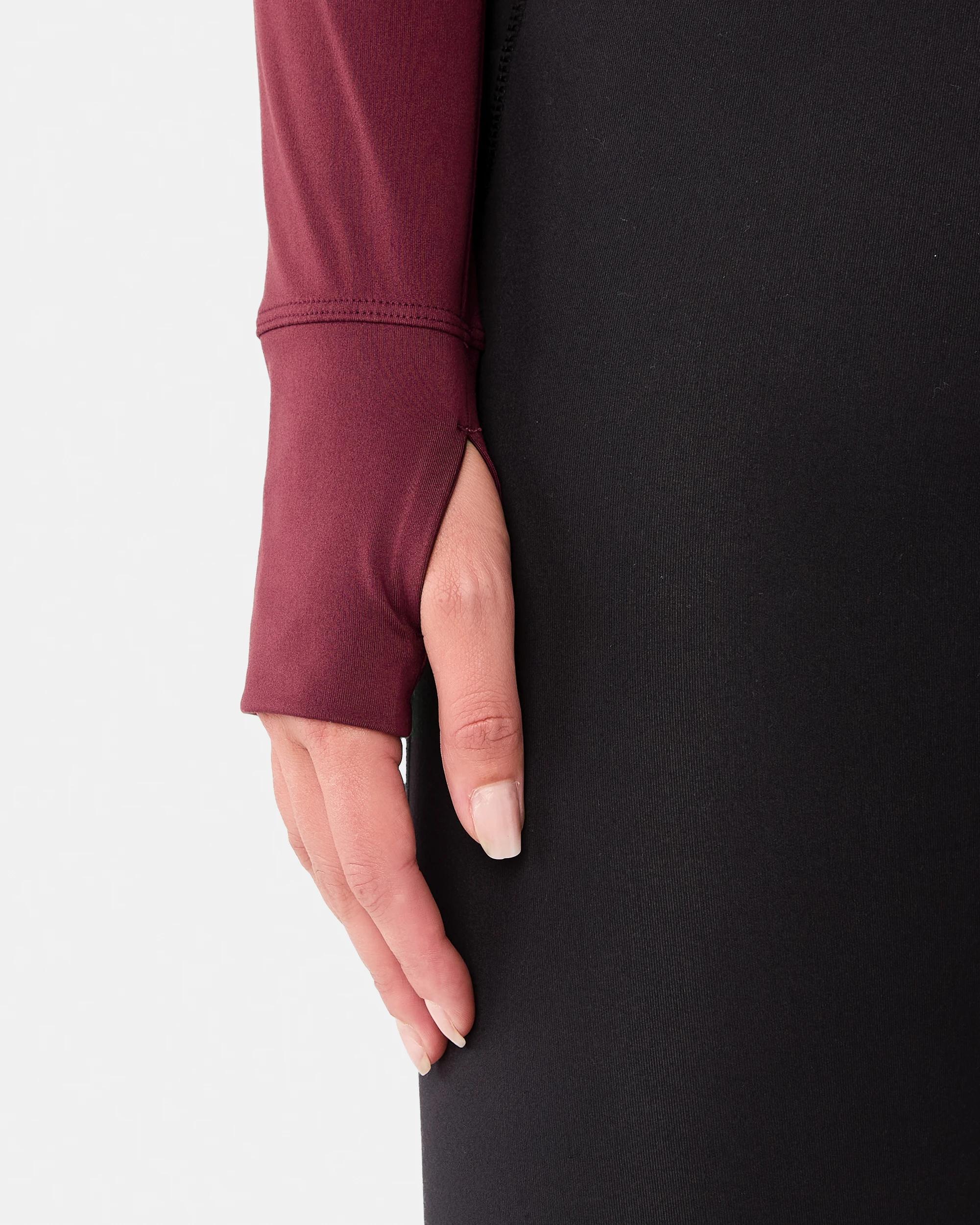 8 Active Womens Long Sleeve Ultrasoft Jacket Royal Burg, 8 of 8