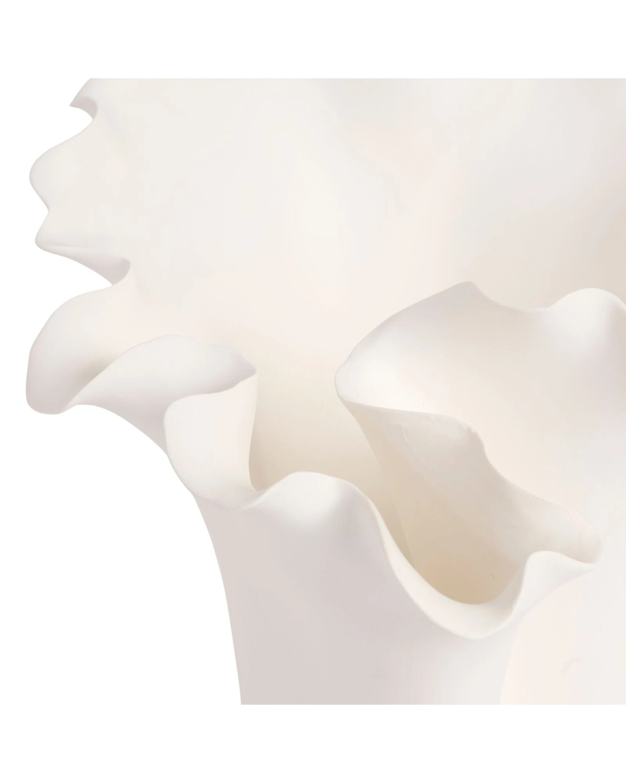 3 One Six Eight London Megan Vase - 27cm - White, 3 of 3