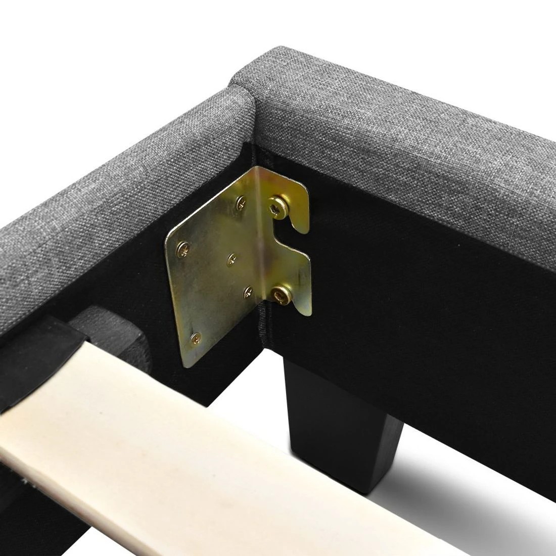 9 Artiss Bed Frame Double Size  NEO - Grey, 9 of 10