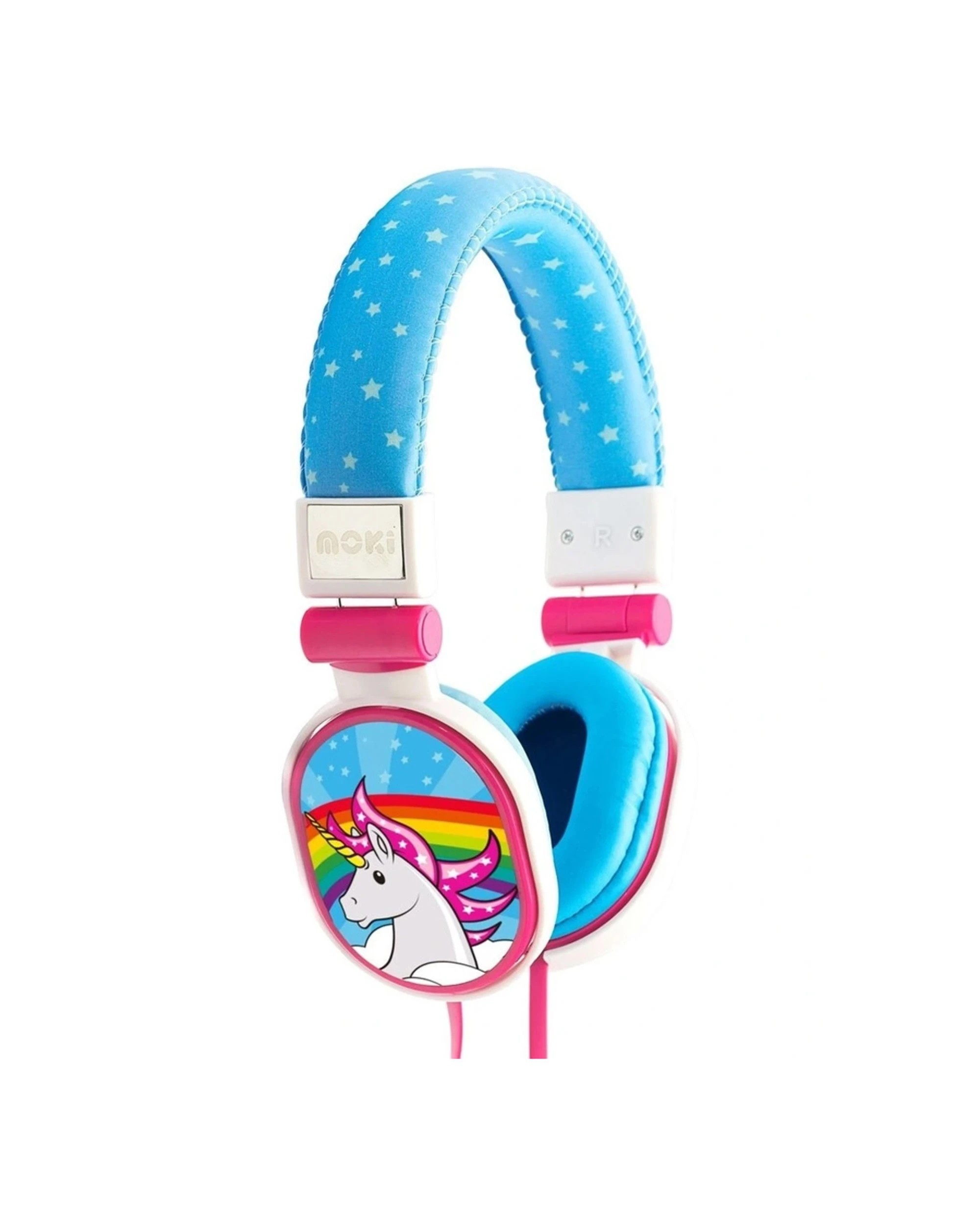 1 Moki Poppers Kids Over-Ear Headphones - Blue, 1 of 3