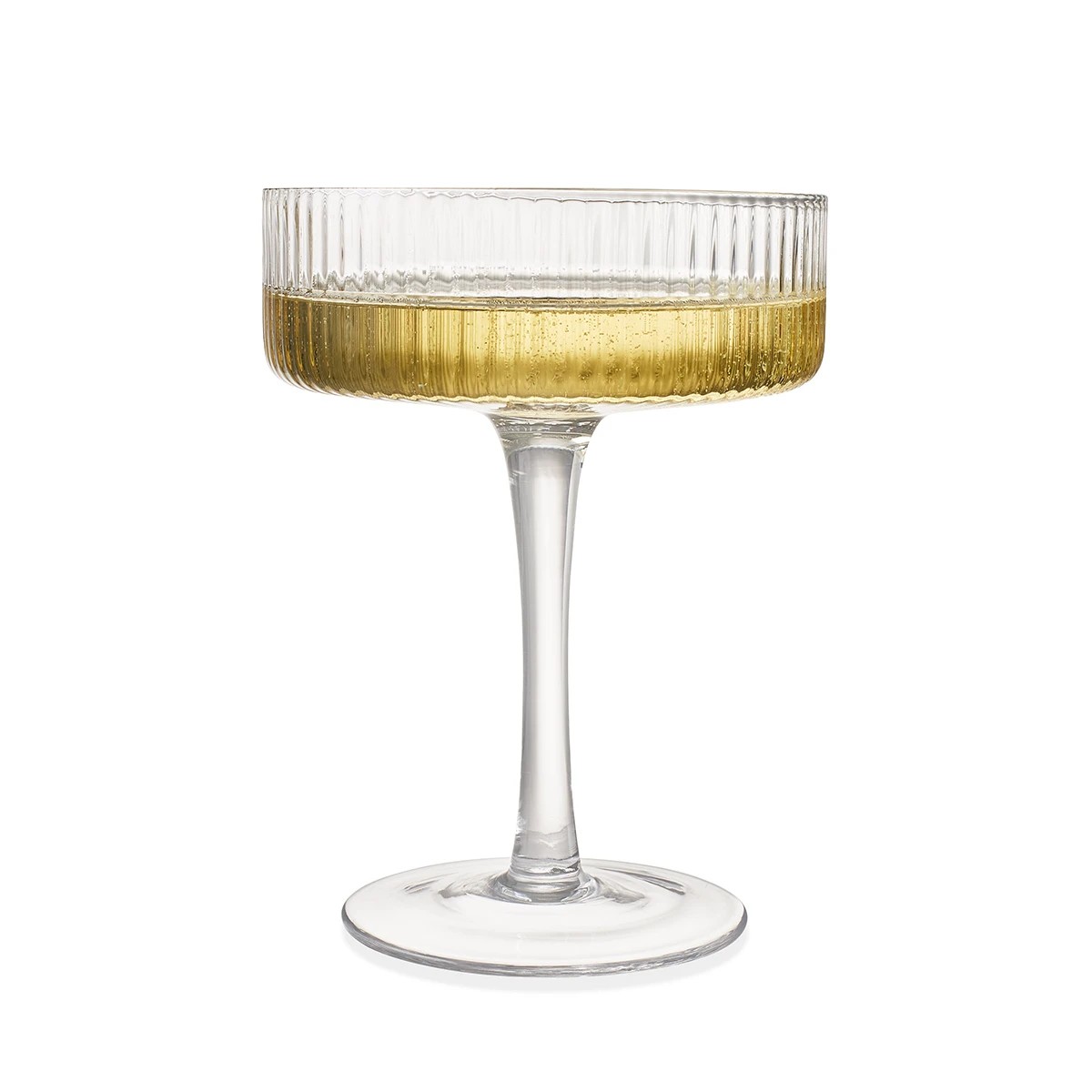 3 4 Linear Coupe Champagne Glasses, 3 of 7