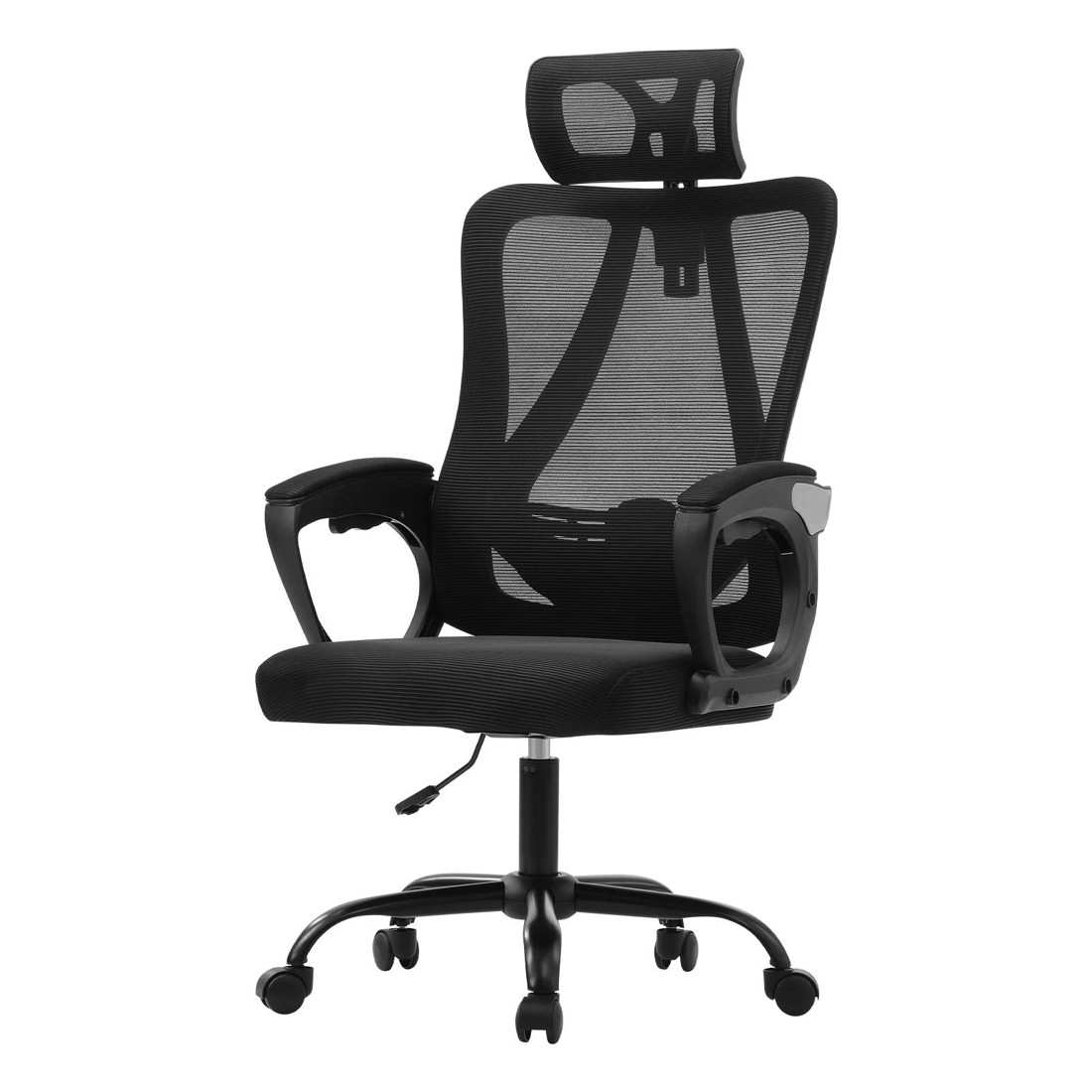 1 Oikiture Mesh Office Chair Adjustable Lumbar Support
 - Black, 1 of 10